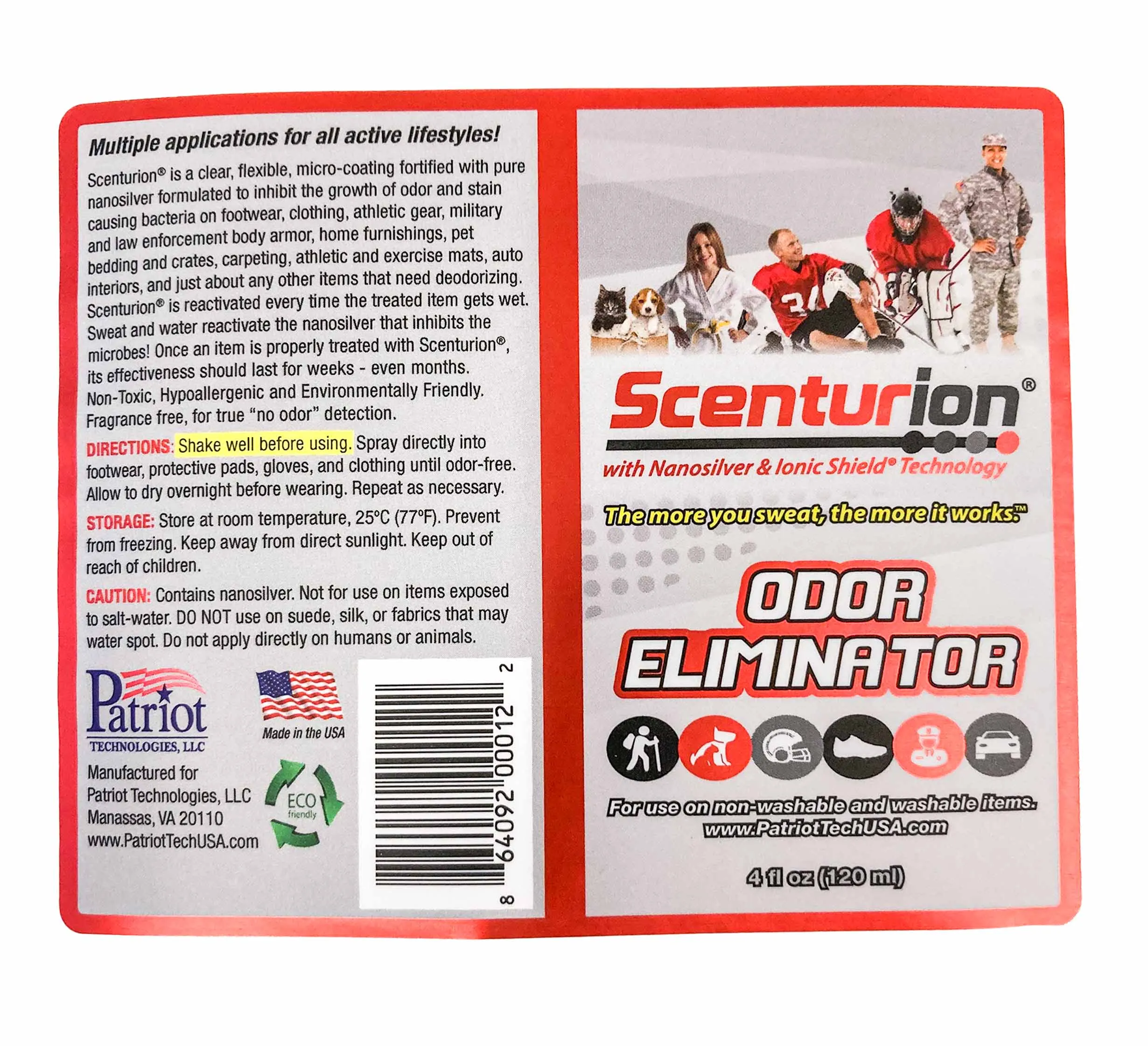 16oz Odor Eliminator by Scenturion