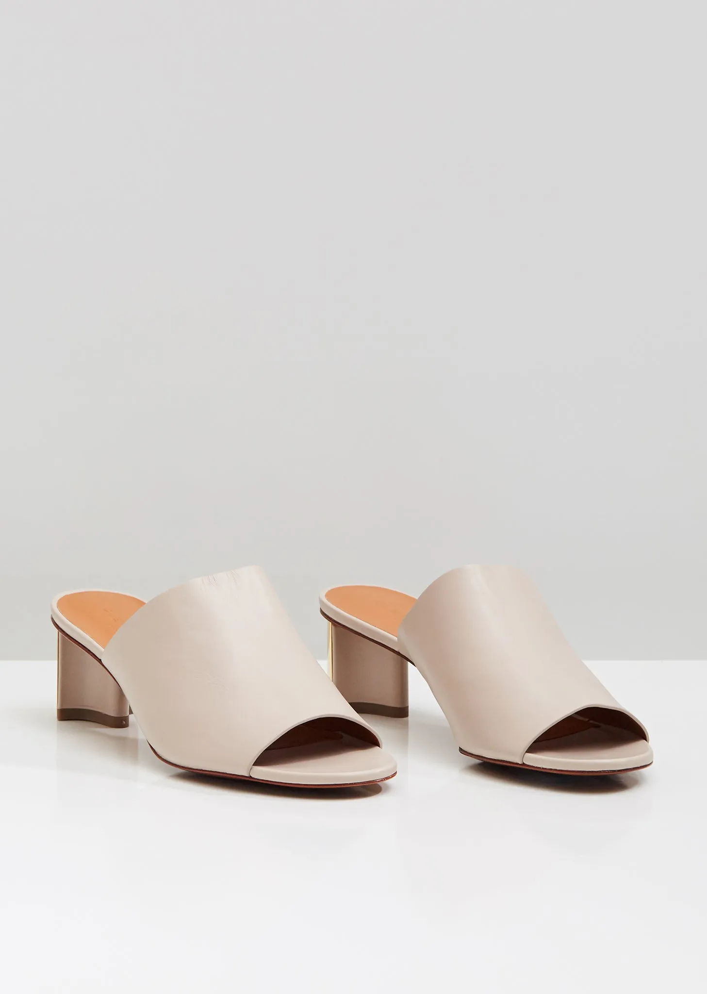 Agile Heeled Open-Toe Mules