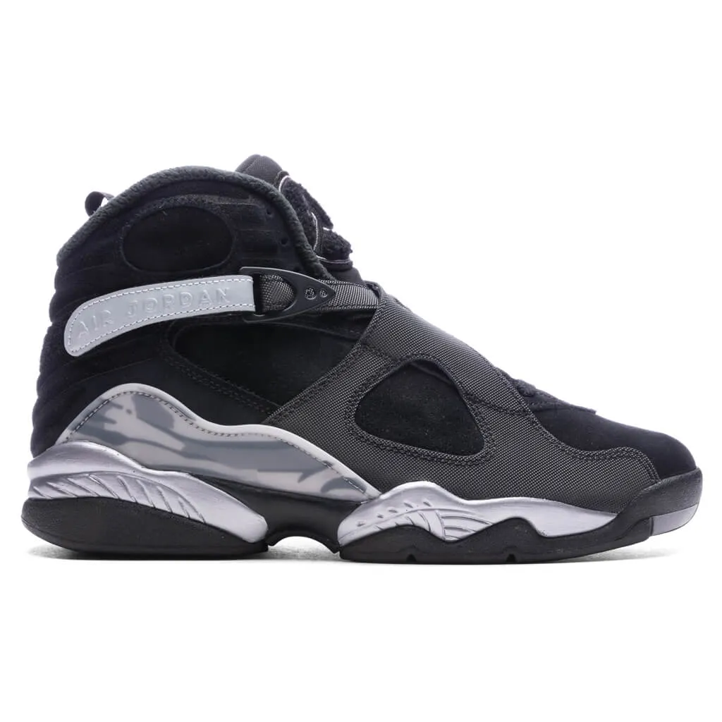 Air Jordan 8 Retro 'Winterized' - Black/Gunsmoke/Metallic Silver