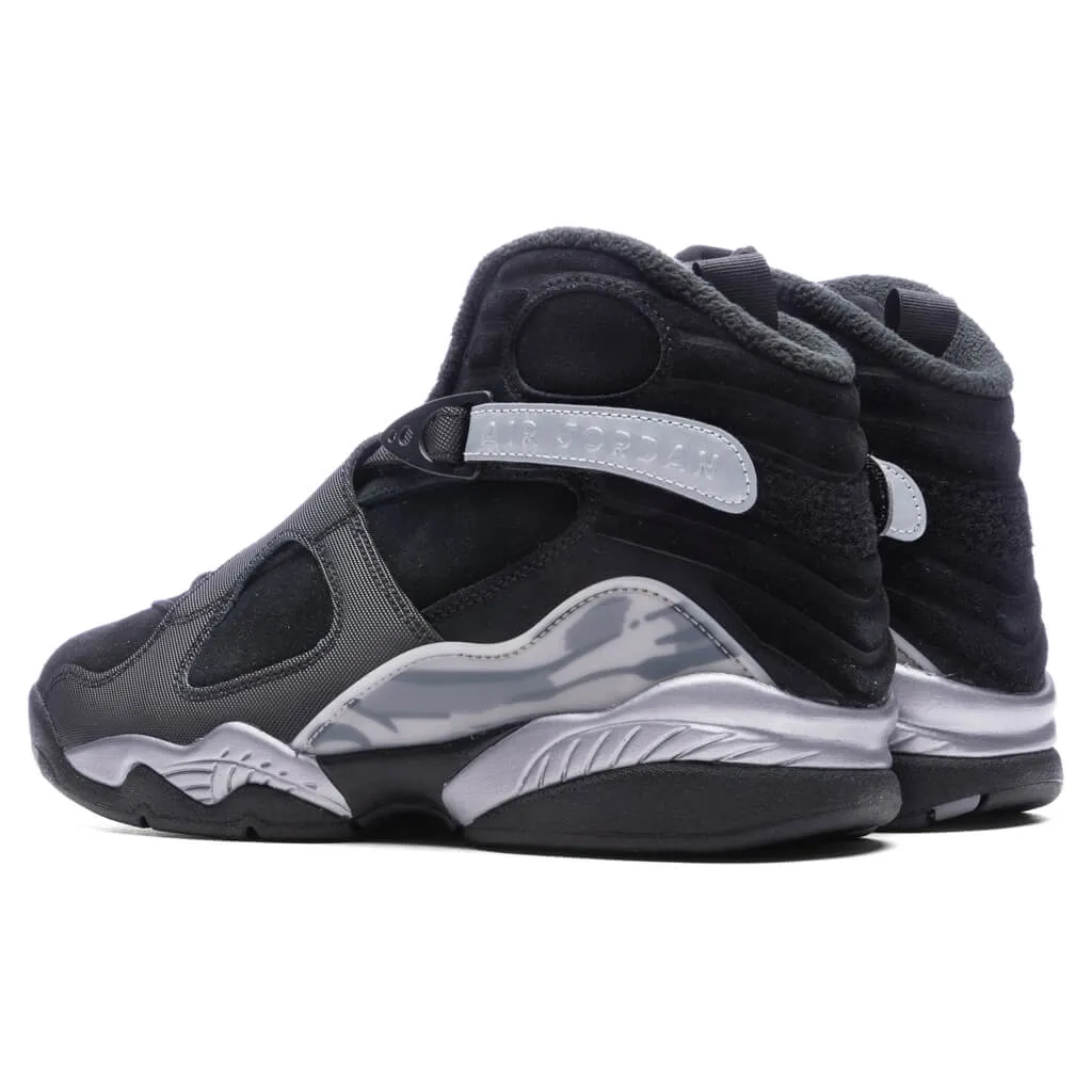 Air Jordan 8 Retro 'Winterized' - Black/Gunsmoke/Metallic Silver