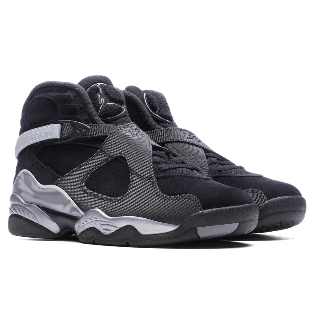 Air Jordan 8 Retro 'Winterized' - Black/Gunsmoke/Metallic Silver