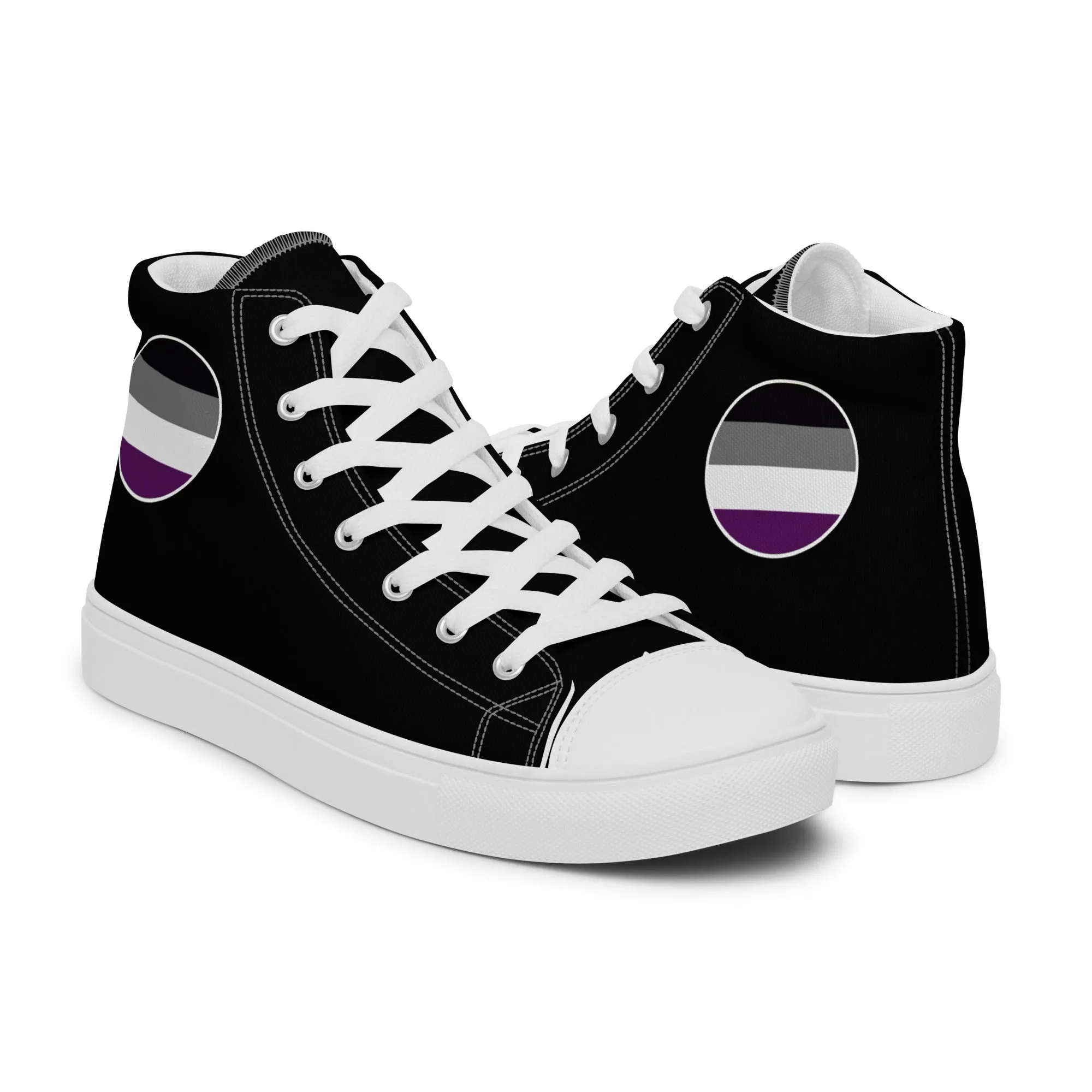 Asexual Ace Women’s High Top Canvas Athletic Shoes