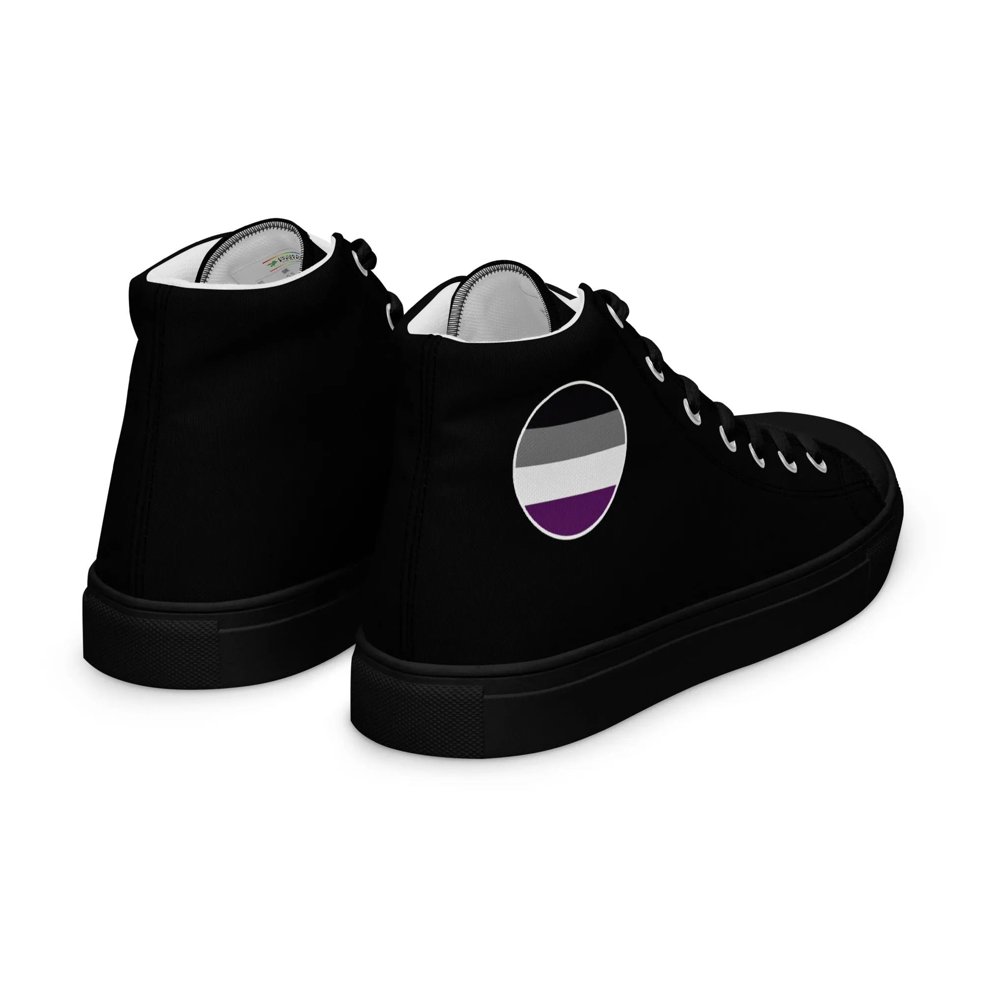 Asexual Ace Women’s High Top Canvas Athletic Shoes