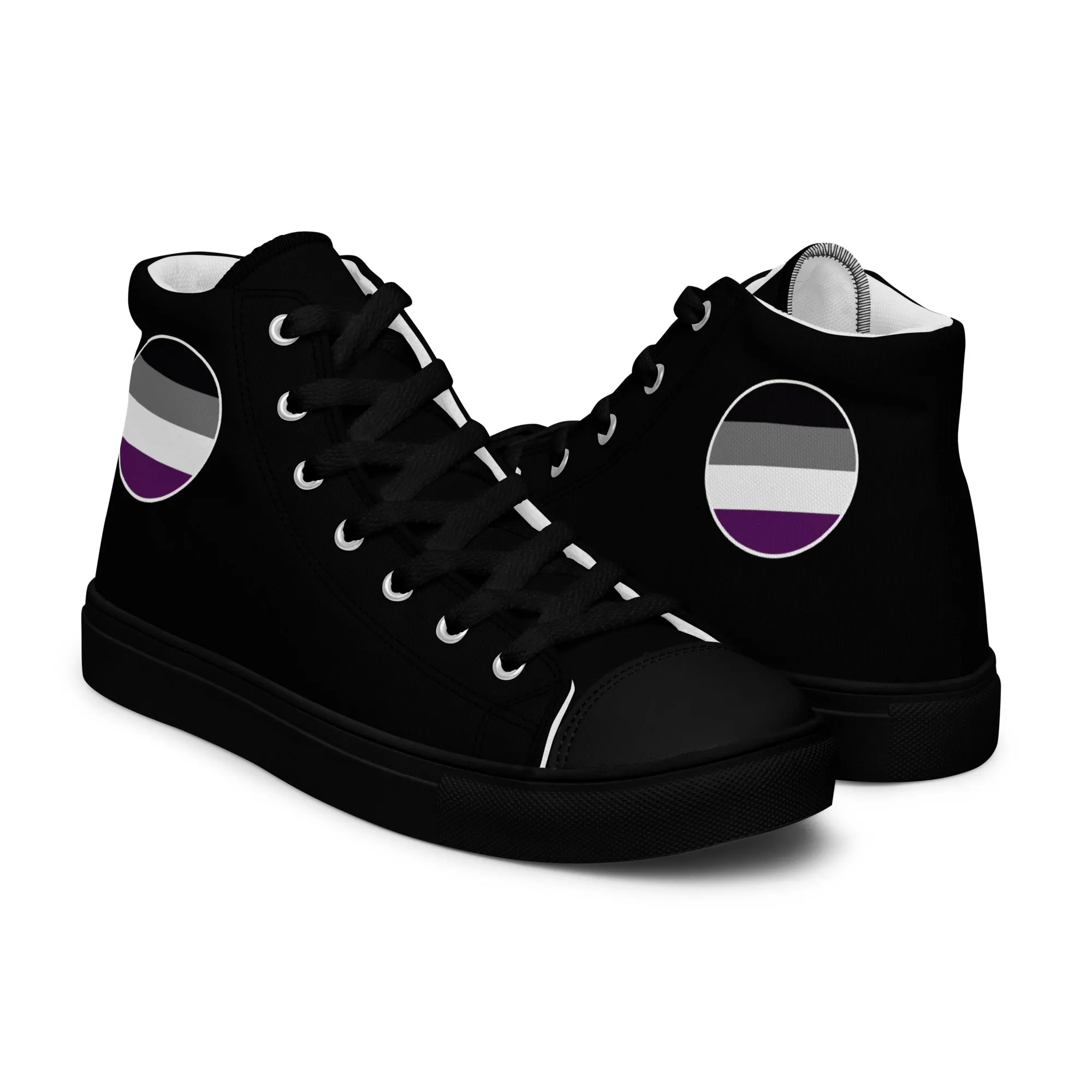 Asexual Ace Women’s High Top Canvas Athletic Shoes