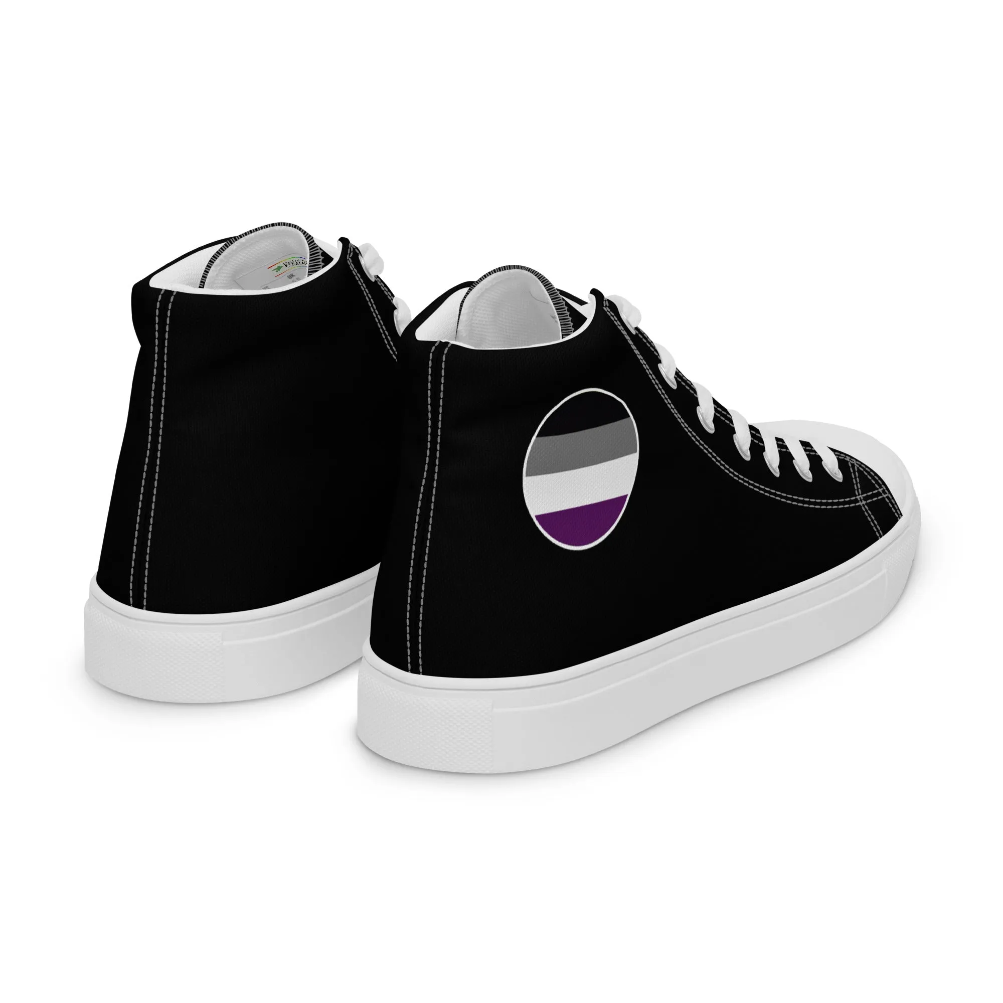 Asexual Ace Women’s High Top Canvas Athletic Shoes