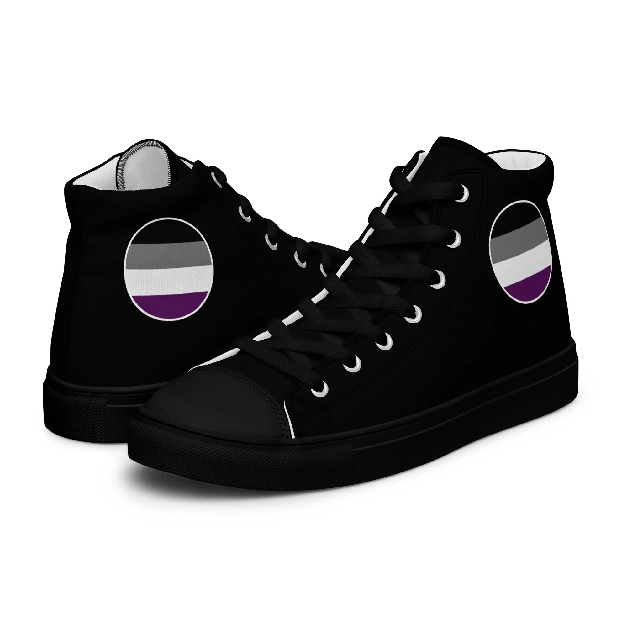 Asexual Ace Women’s High Top Canvas Athletic Shoes