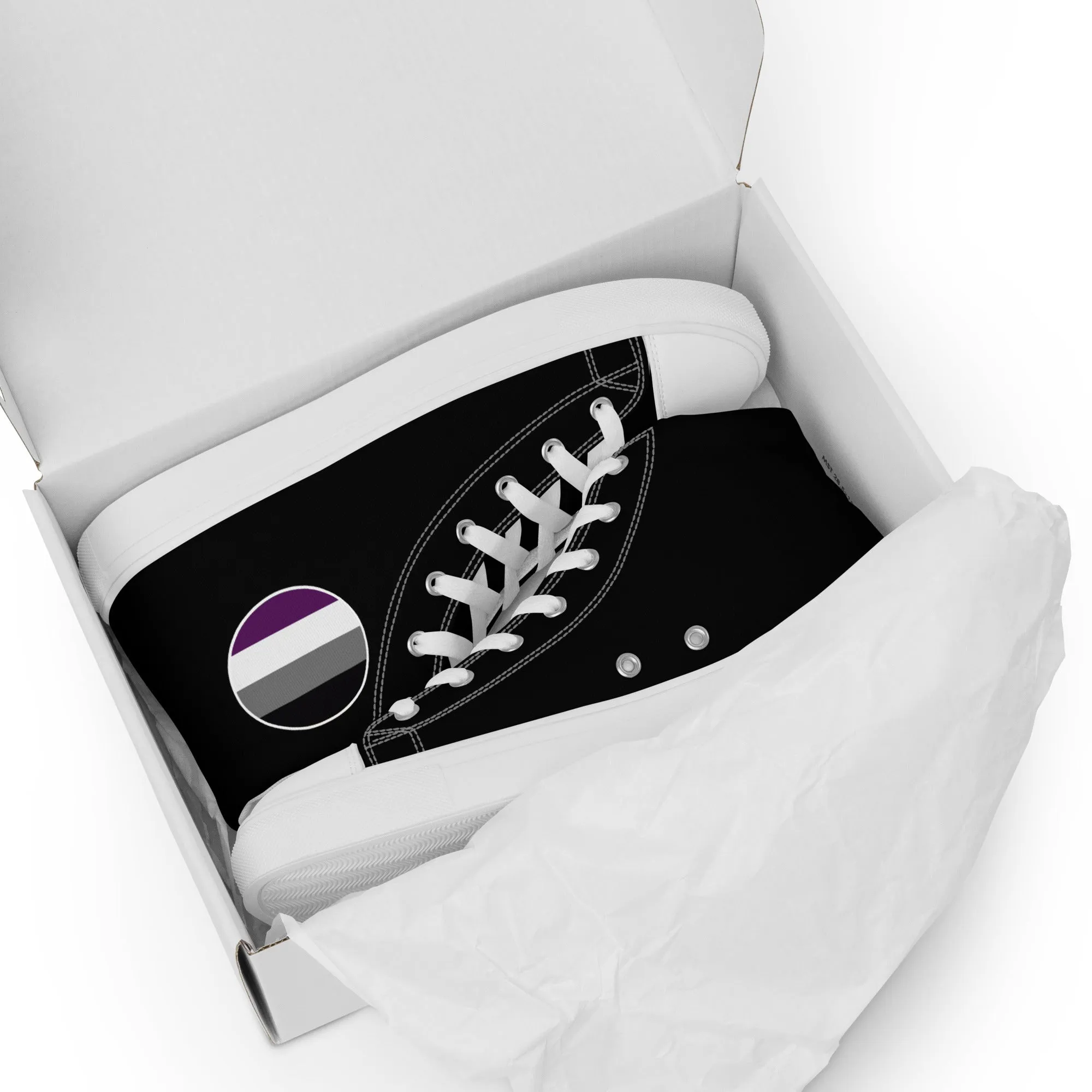 Asexual Ace Women’s High Top Canvas Athletic Shoes