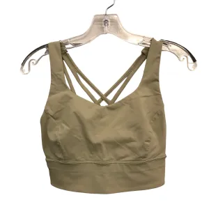 Athletic Bra By Lululemon In Green, Size:M