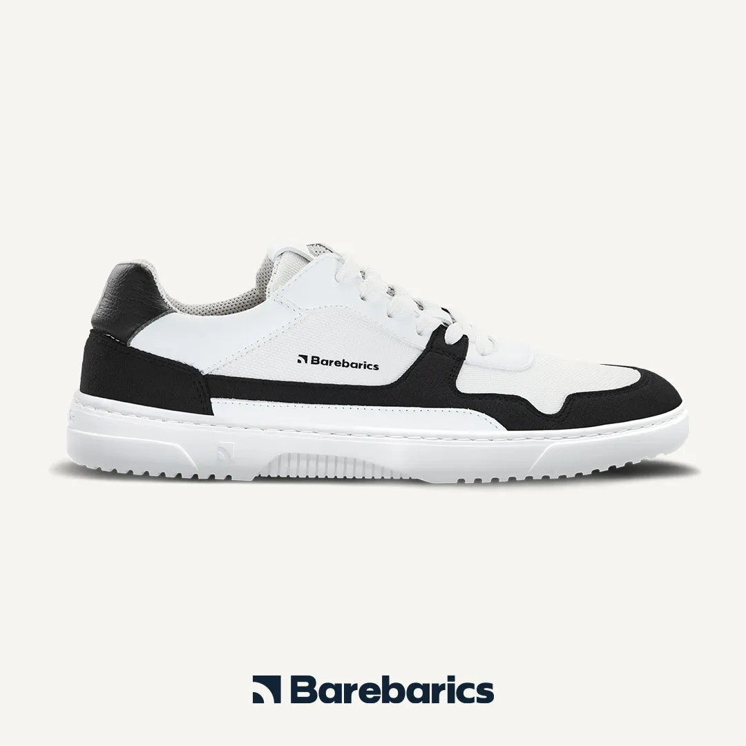 Barefoot Sneakers Barebarics - Zing - White & Black