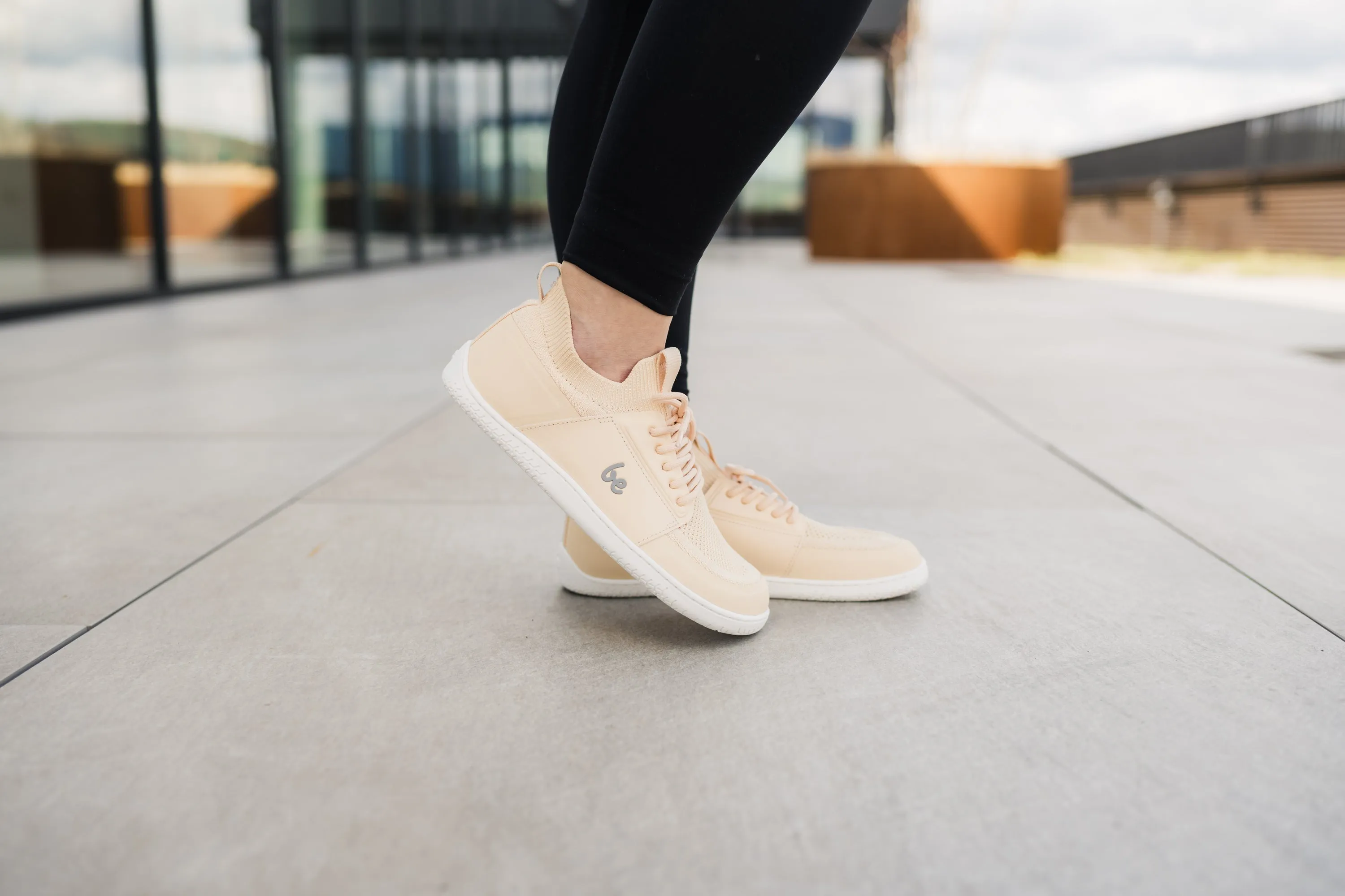 Barefoot Sneakers Be Lenka Swift - Beige Cream Clearance