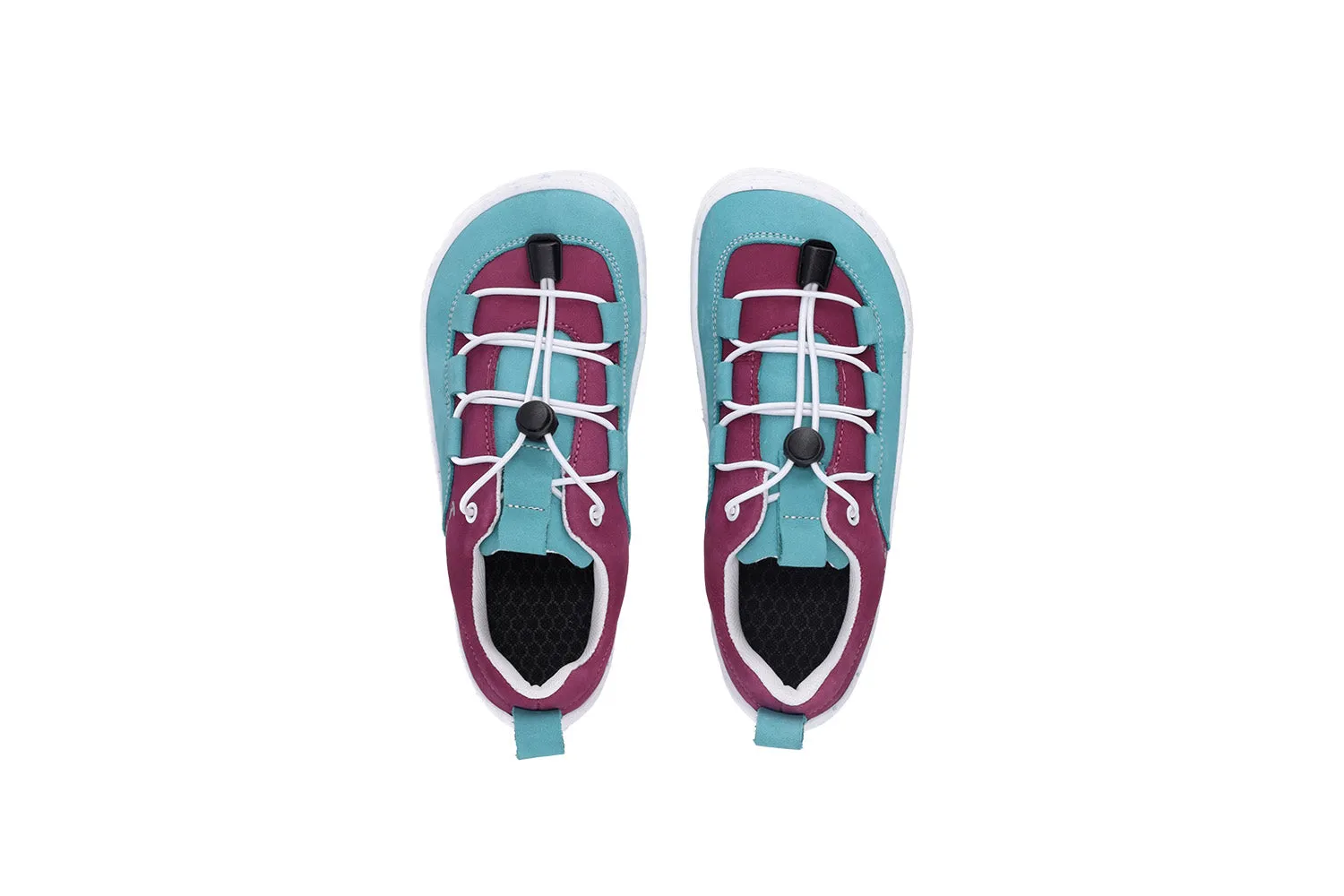 Be Lenka Kids barefoot sneakers - Xplorer - Light Teal & Plum CLEARANCE