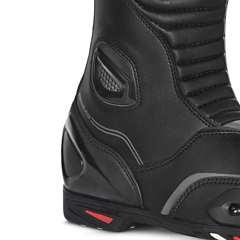 BELA Micro Strip Boots - Racing Boots - Black Grey