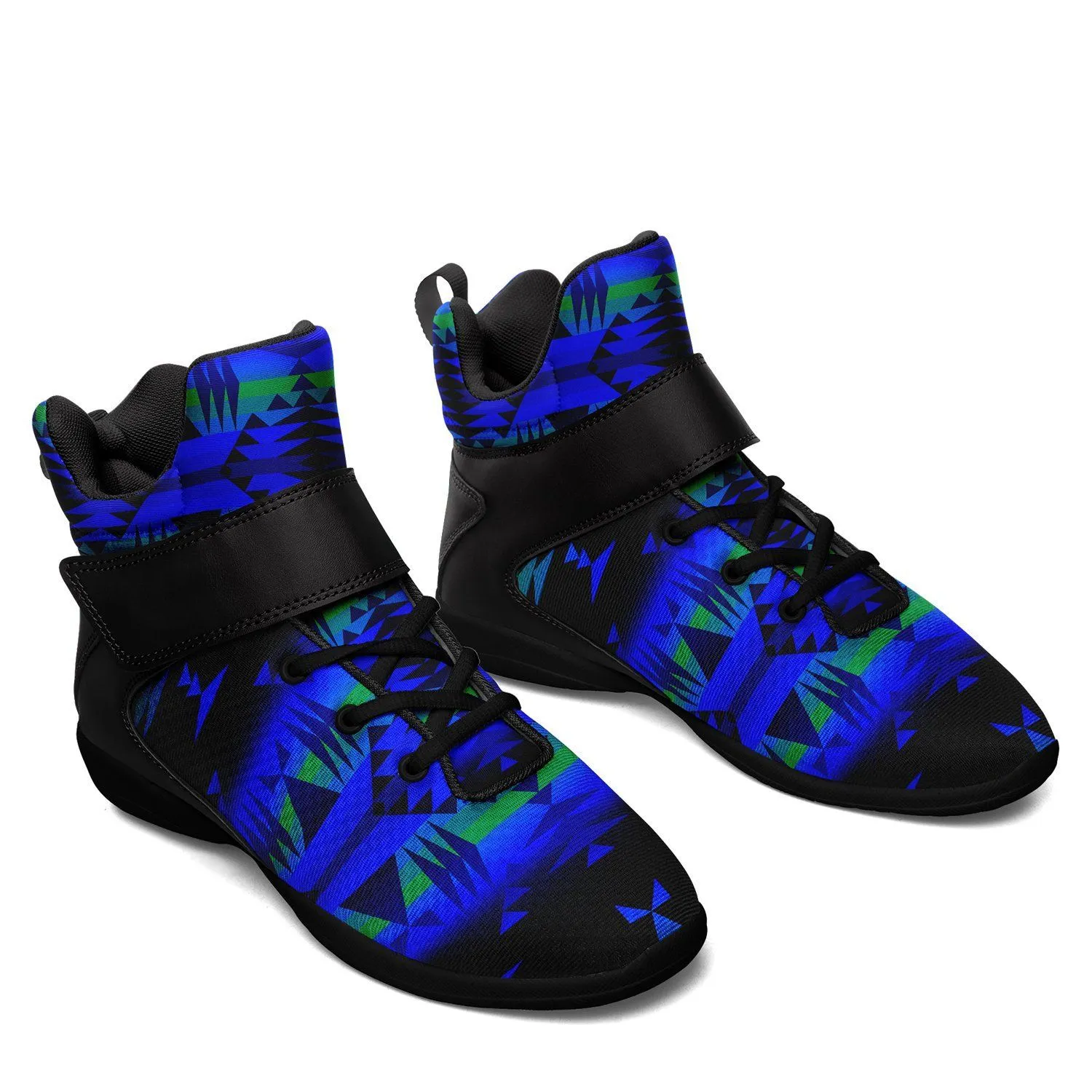 Between the Blue Ridge Mountains Ipottaa Basketball / Sport High Top Shoes - Black Sole