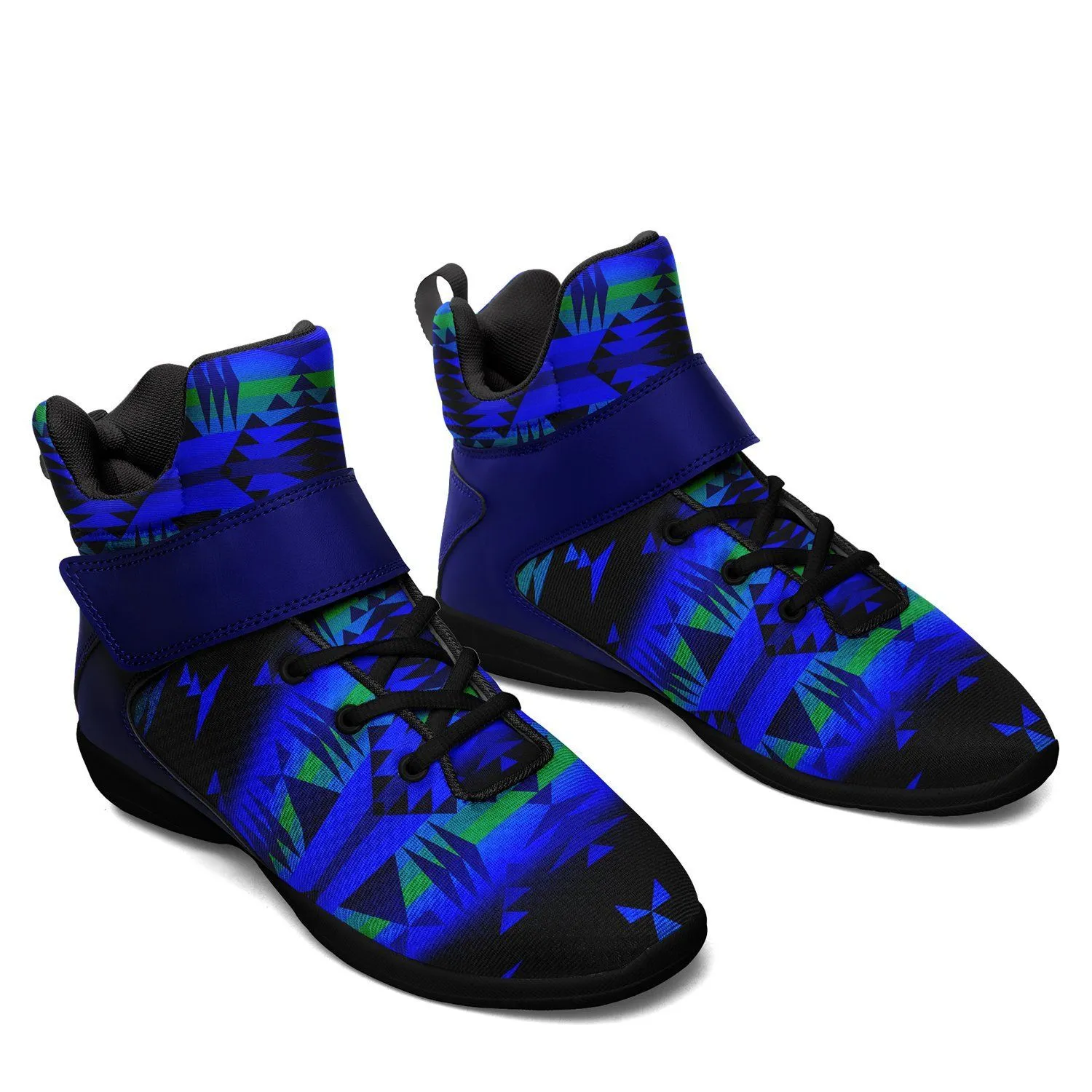 Between the Blue Ridge Mountains Ipottaa Basketball / Sport High Top Shoes - Black Sole