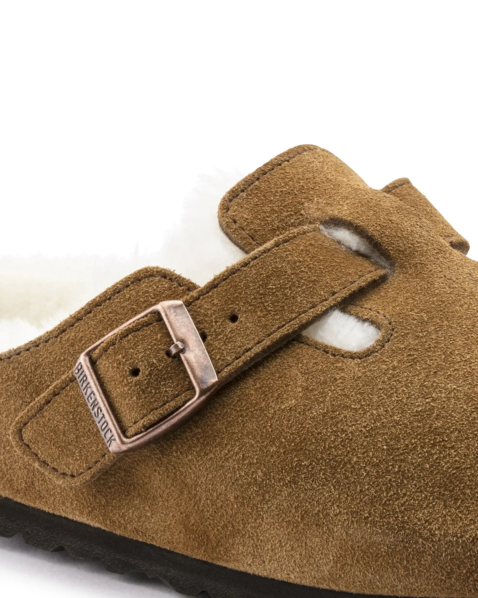 Boston Shearling Slippers in Mink