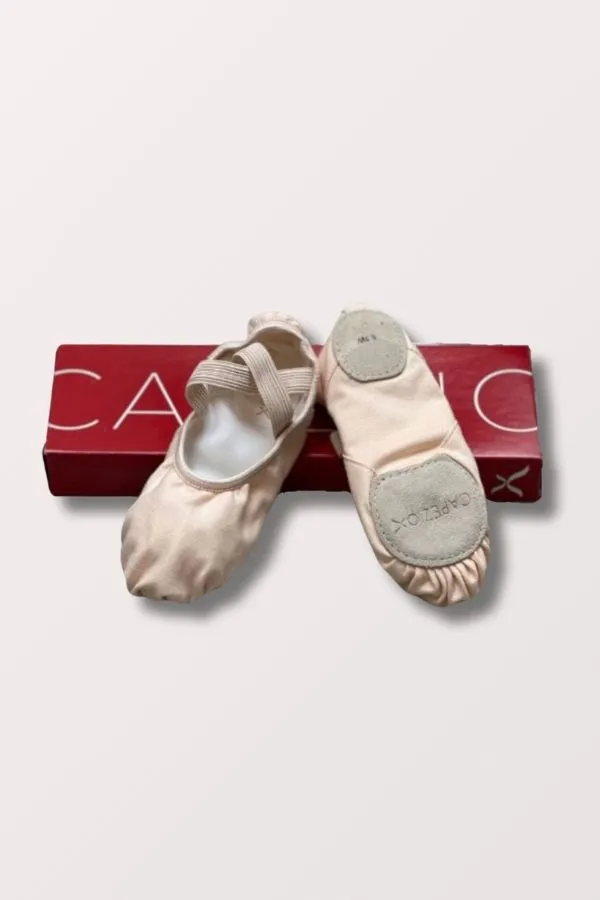 Child Hanami Stretch Canvas Ballet Shoes - Light Pink