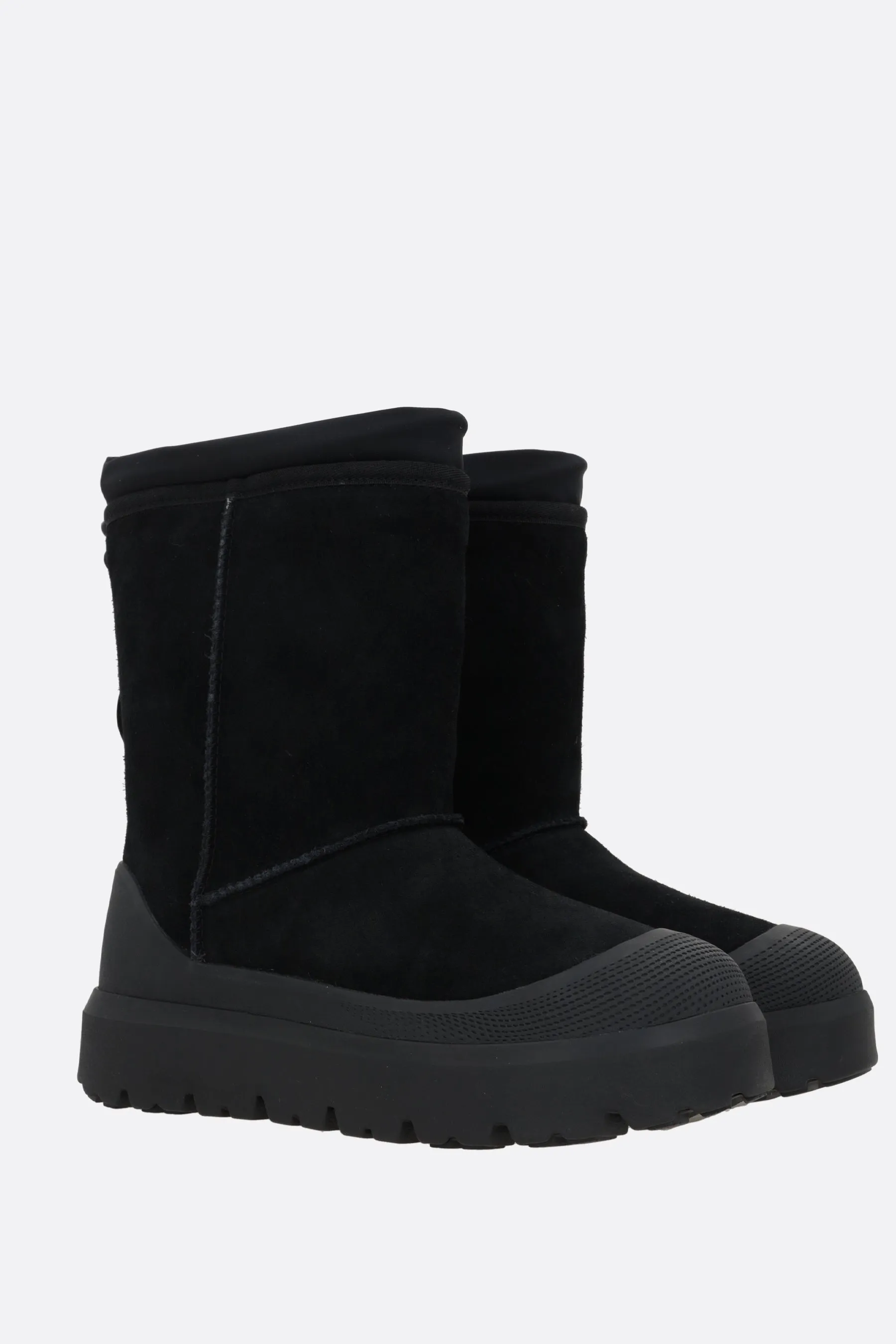 Classic Short Weather Hybrid suede and rubber ankle boots