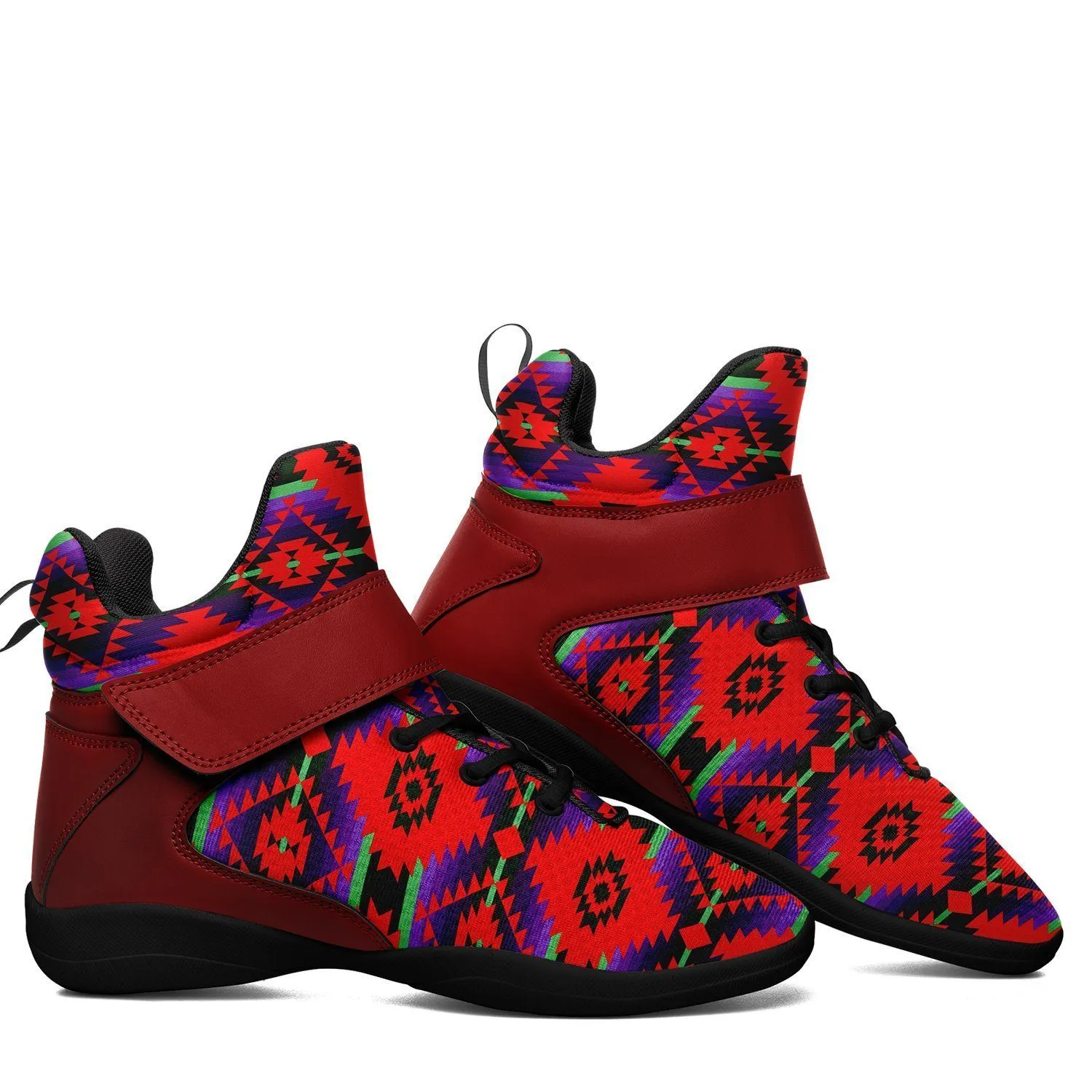 Cree Confederacy Chicken Dance Kid's Ipottaa Basketball / Sport High Top Shoes