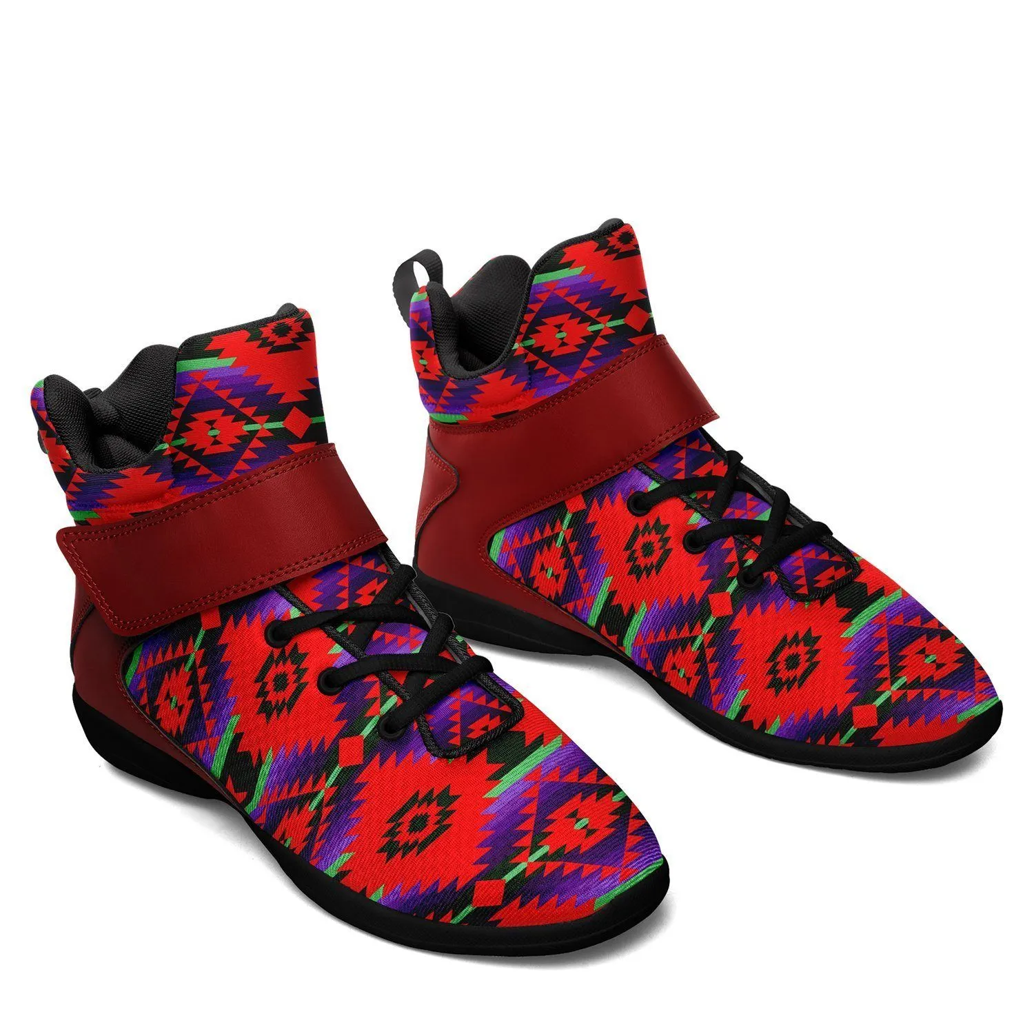 Cree Confederacy Chicken Dance Kid's Ipottaa Basketball / Sport High Top Shoes