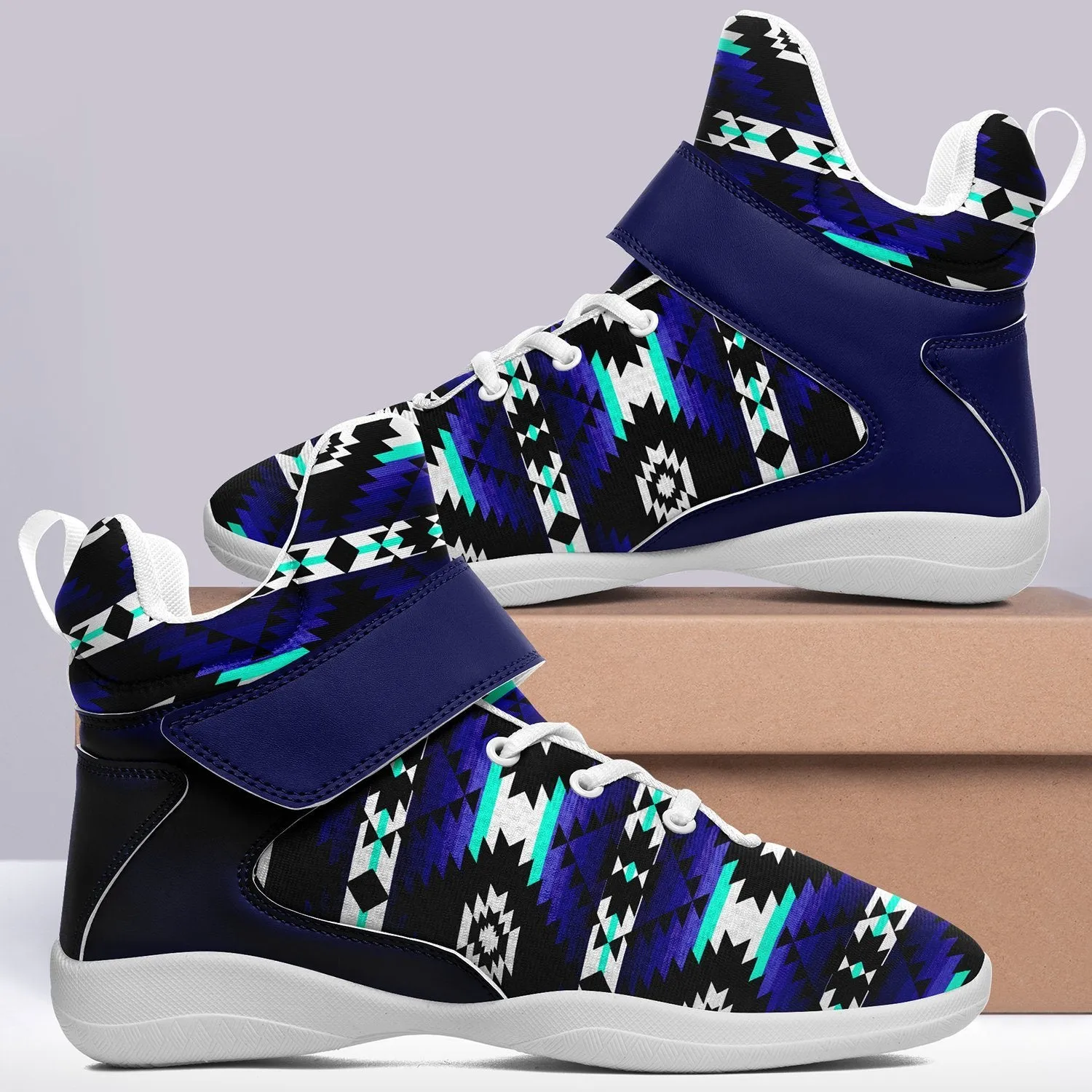 Cree Confederacy Midnight Ipottaa Basketball / Sport High Top Shoes