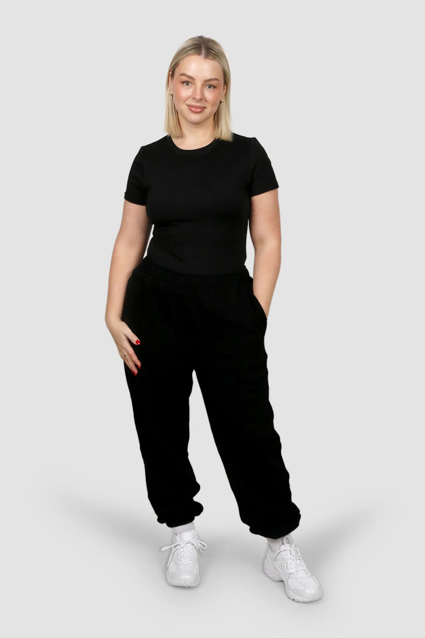 CUFF SWEATPANT BLACK