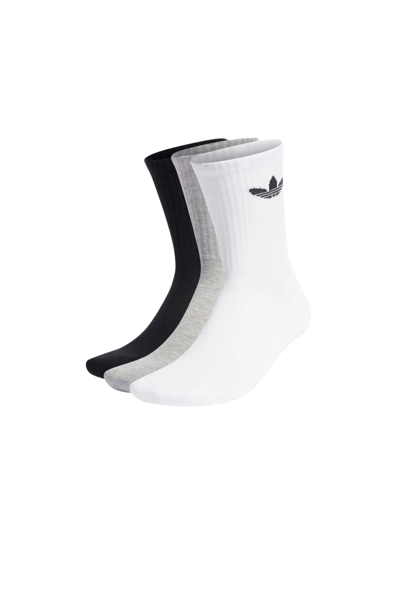 CusTre Crew Sock Multi White Grey Black