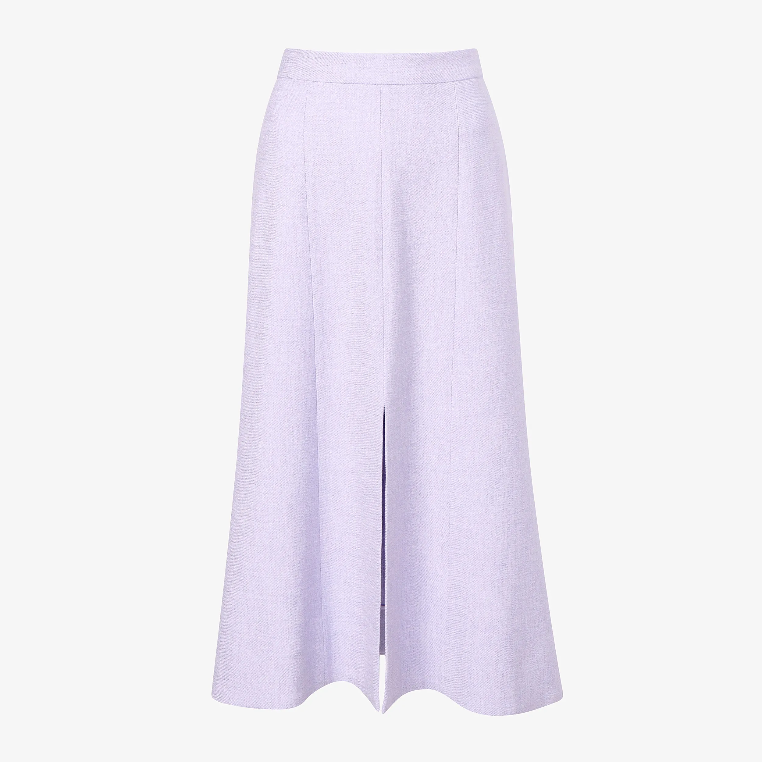 Eva Skirt - Stretch Tweed :: Lilac/Ivory