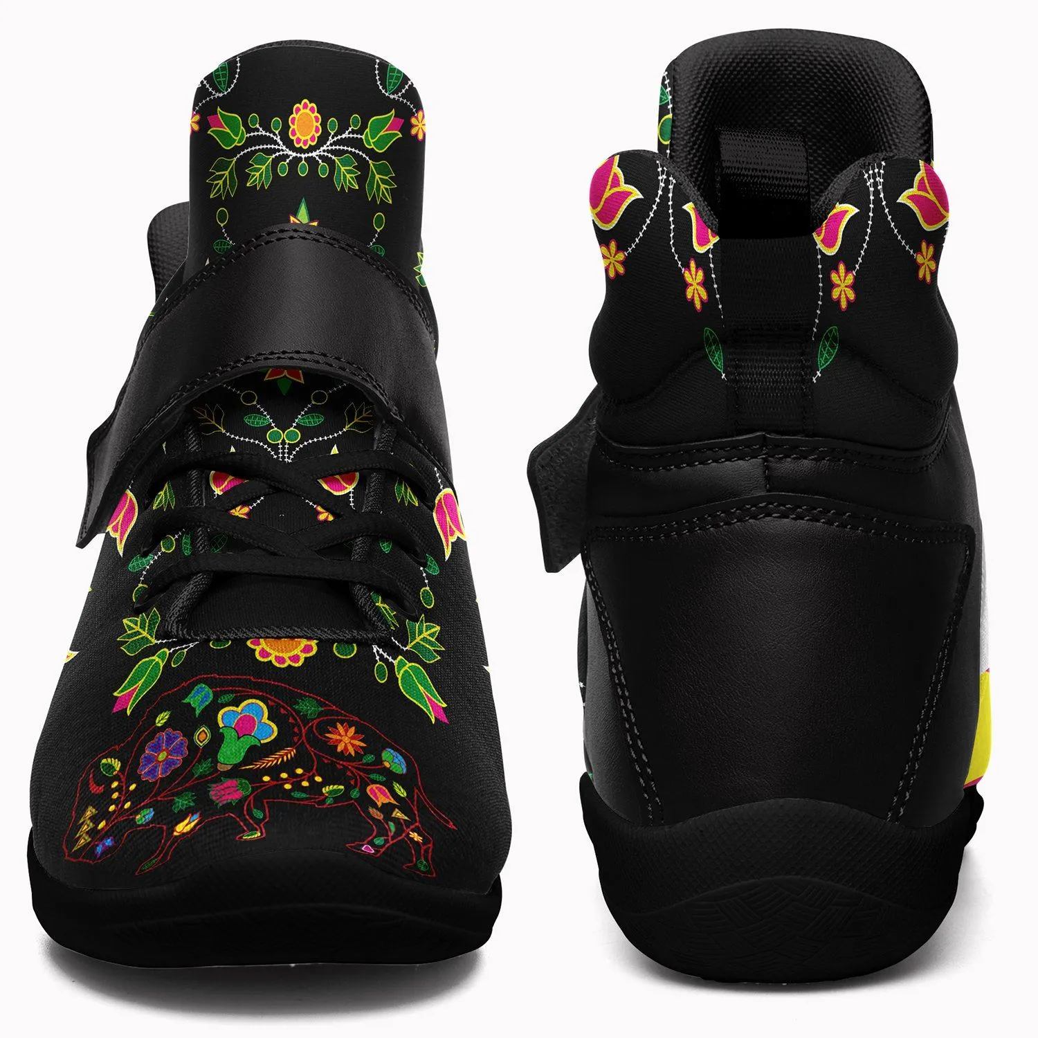 Floral Buffalo Kid's Ipottaa Basketball / Sport High Top Shoes