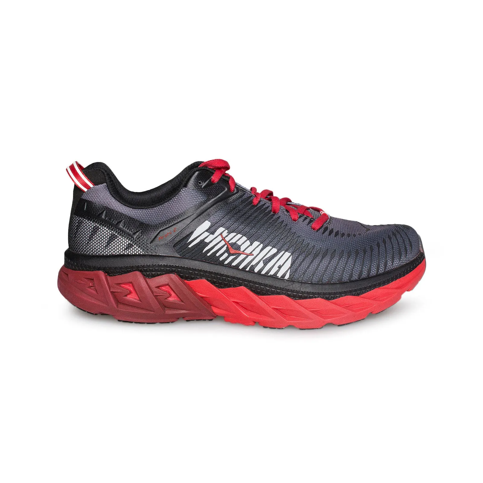 Hoka One One Arahi 2 Black / Risk Red Running Shoes - Men's