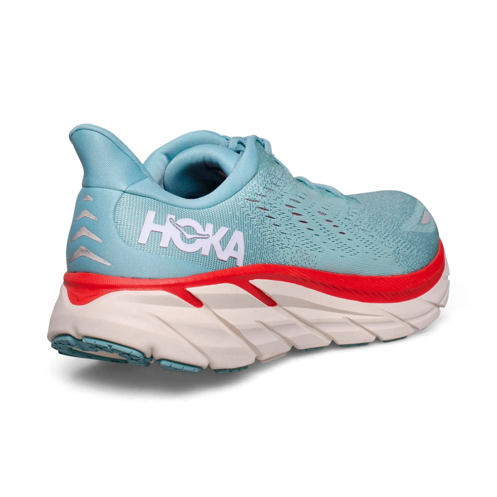 Hoka One One Clifton 8 Aquarelle / Eggshell Blue Running Shoes - Women's