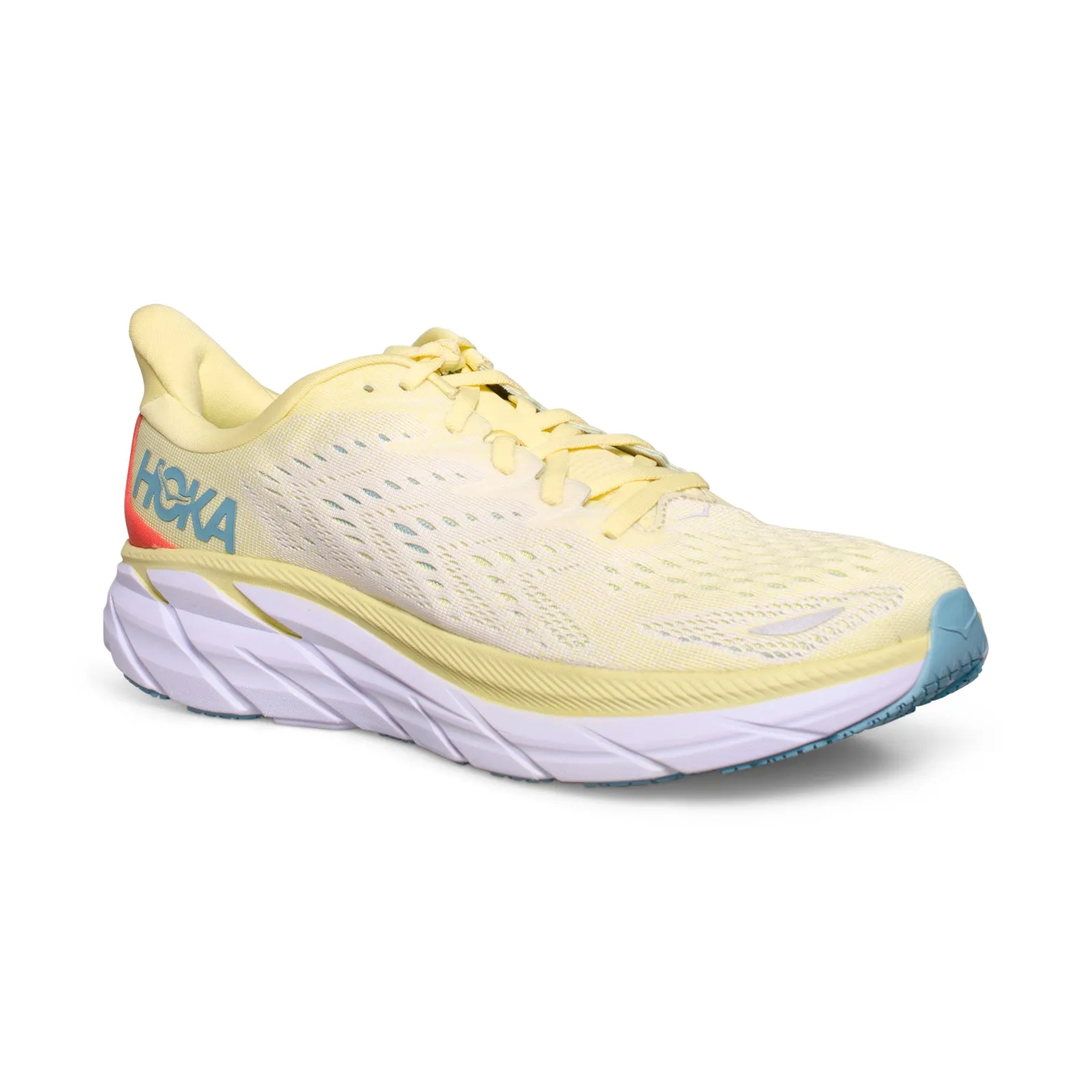 Hoka One One Clifton 8 Yellow Pear / Sweet Corn Running Shoes - Women's