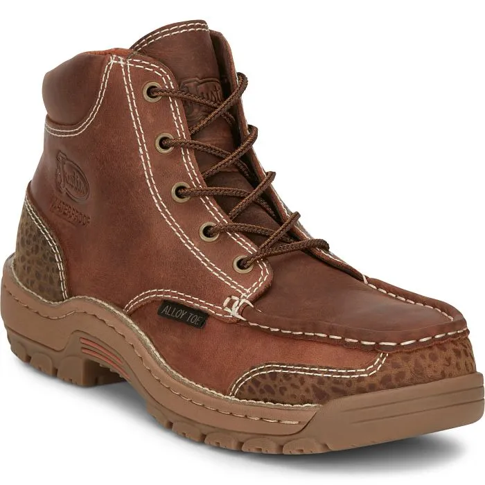 Justin Mens Corbett Alloy Toe Waterproof Work Boots Style SE253