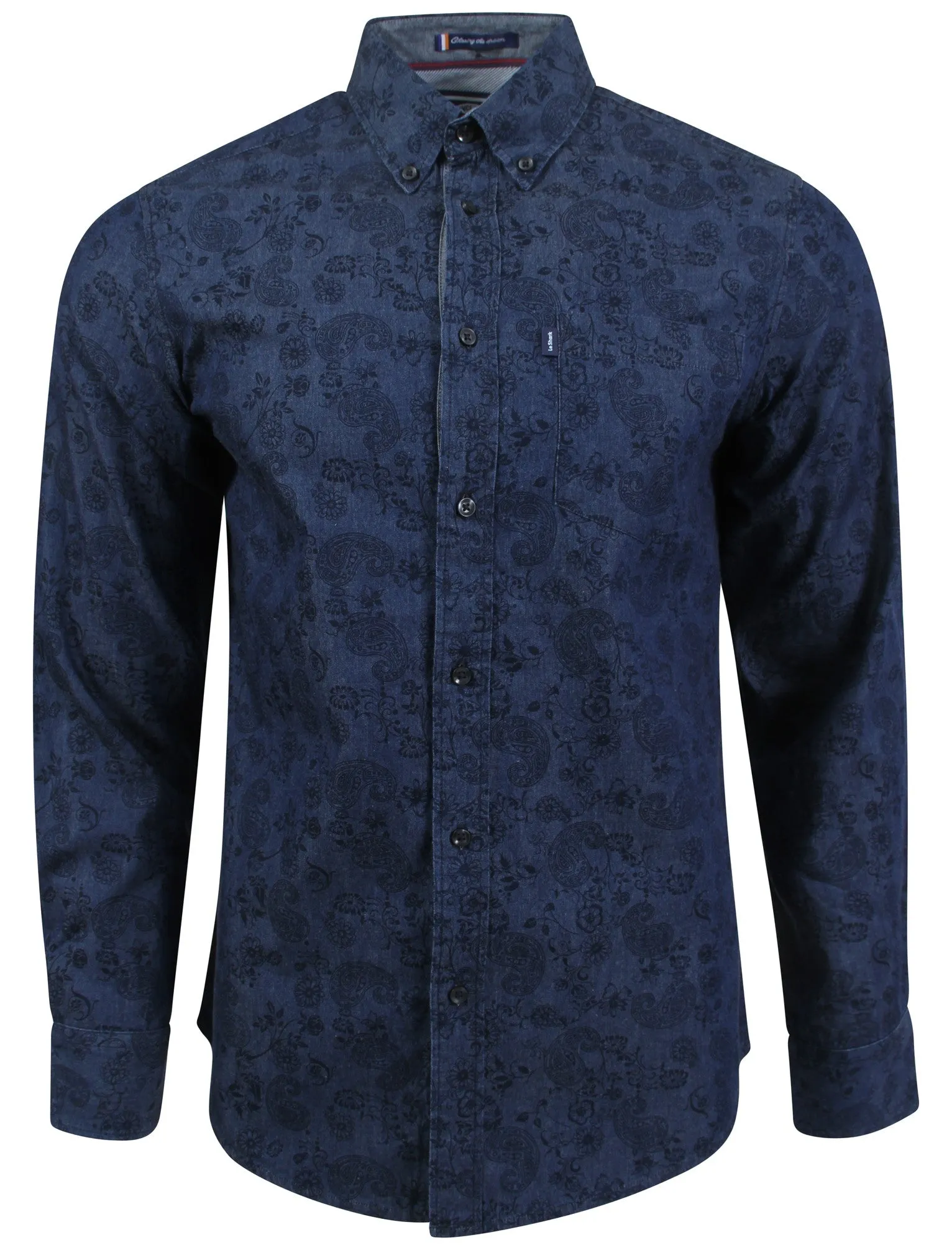 Le Shark Portobello blue denim shirt