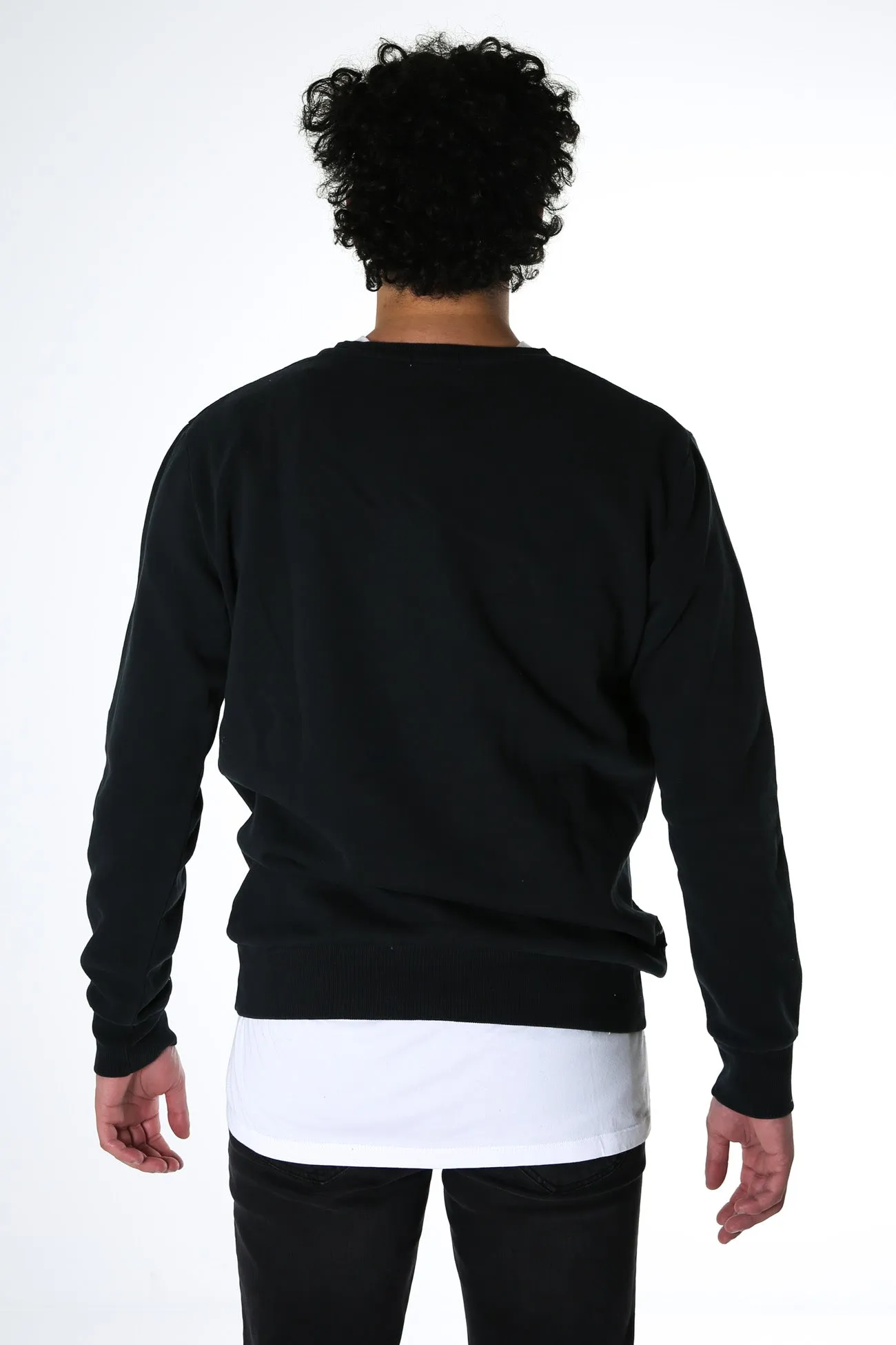 Logo Crew Washed Black