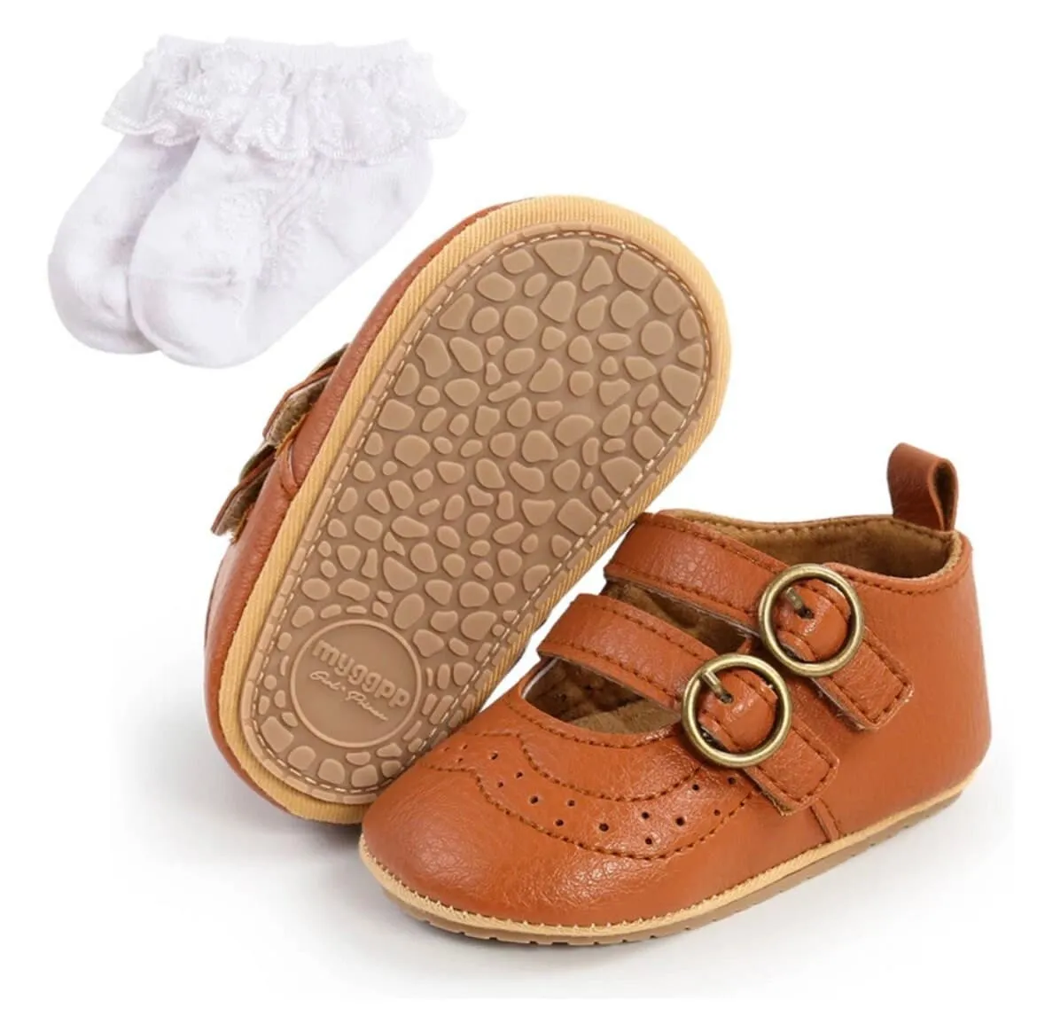 Lou - Baby Mary Janes First Walker Shoes