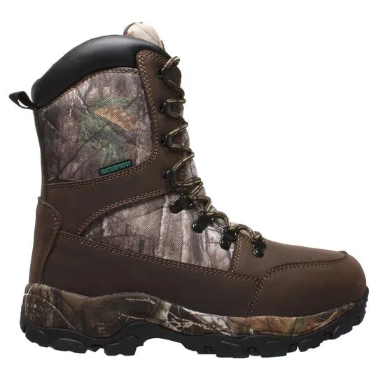 Men's 800G 10" Brown Camo Boot Leather Boots