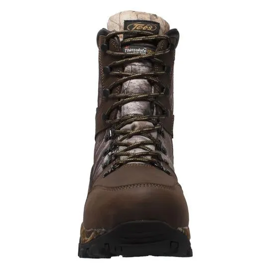 Men's 800G 10" Brown Camo Boot Leather Boots