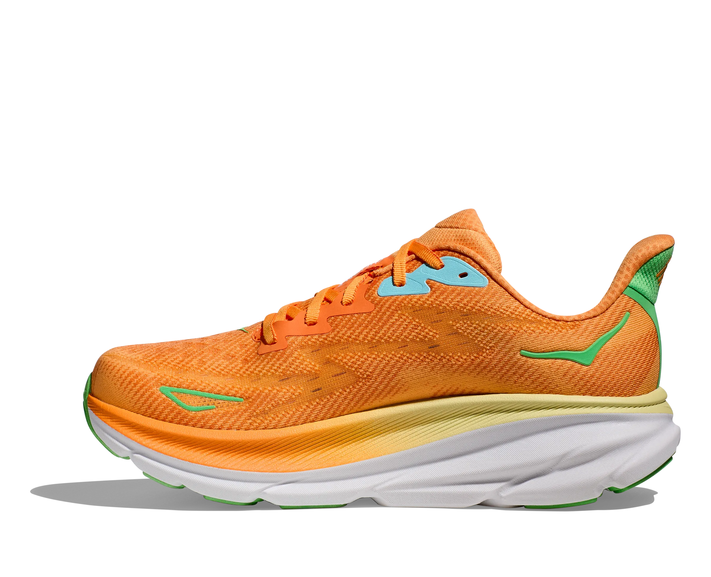 Men's Hoka Clifton 9 1127895SRSH Color: Solar Flare/Sherbet