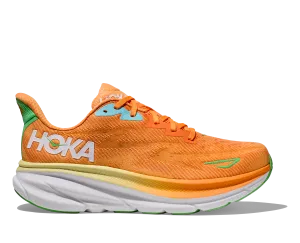 Men's Hoka Clifton 9 1127895SRSH Color: Solar Flare/Sherbet