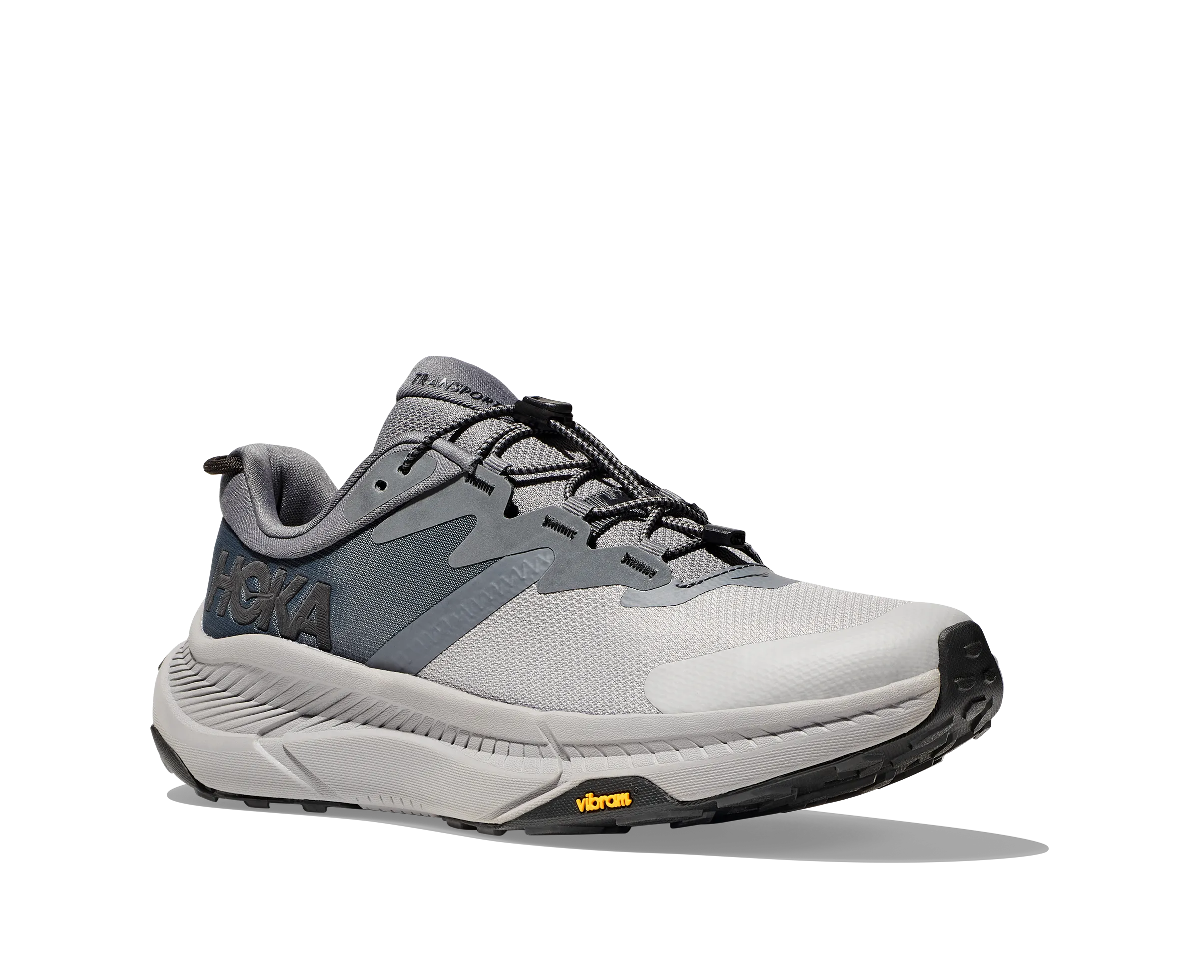 Men's Hoka One One Transport Color: Castlerock/Black