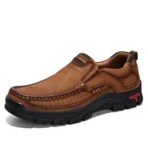 Men's Non-Slip Hiking Sneakers with Breathable Comfort and Height-Enhancing Features