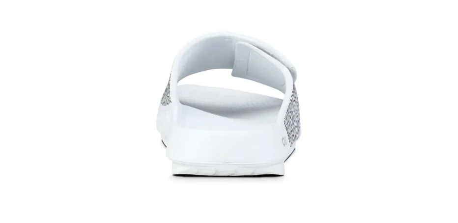 MEN'S OOFOS OOAHH SPORT FLEX LIMITED SLIDE | WHITE LABYRINTH