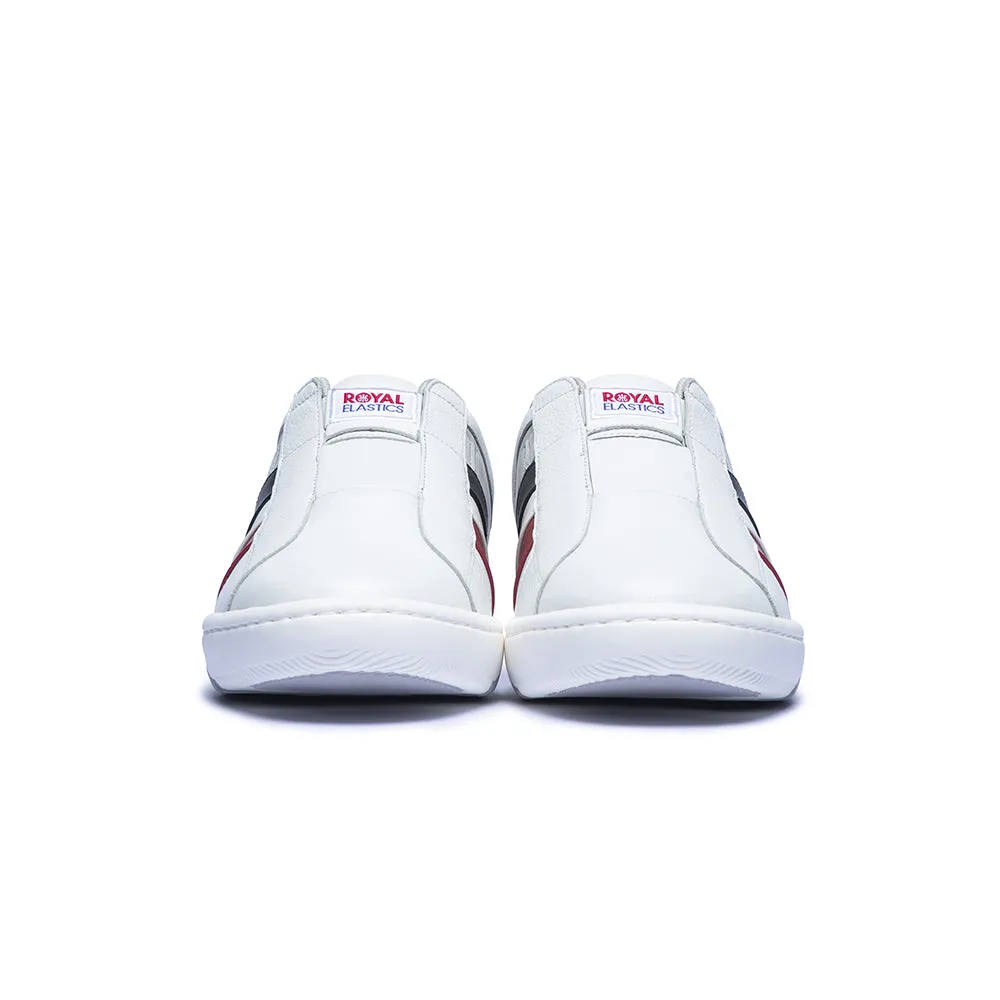 Men's Prince Albert White Leather Sneakers 01402-019