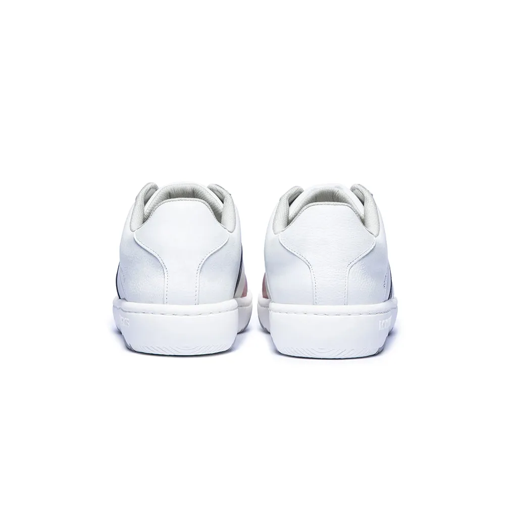 Men's Prince Albert White Leather Sneakers 01402-019