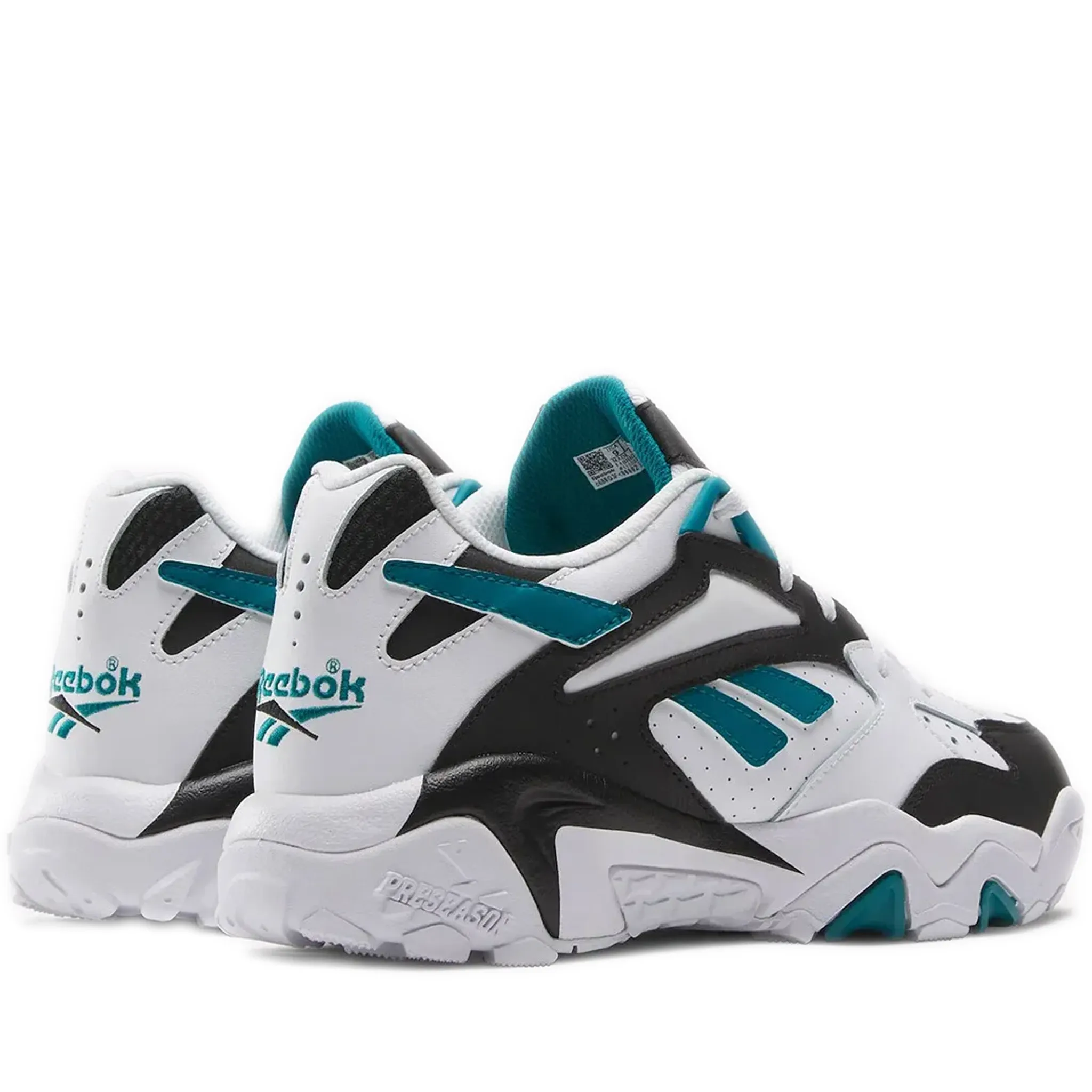 Men's Reebok Preseason 94 Low Dynamic Shoes - Ftwr White / Core Black / Core Black