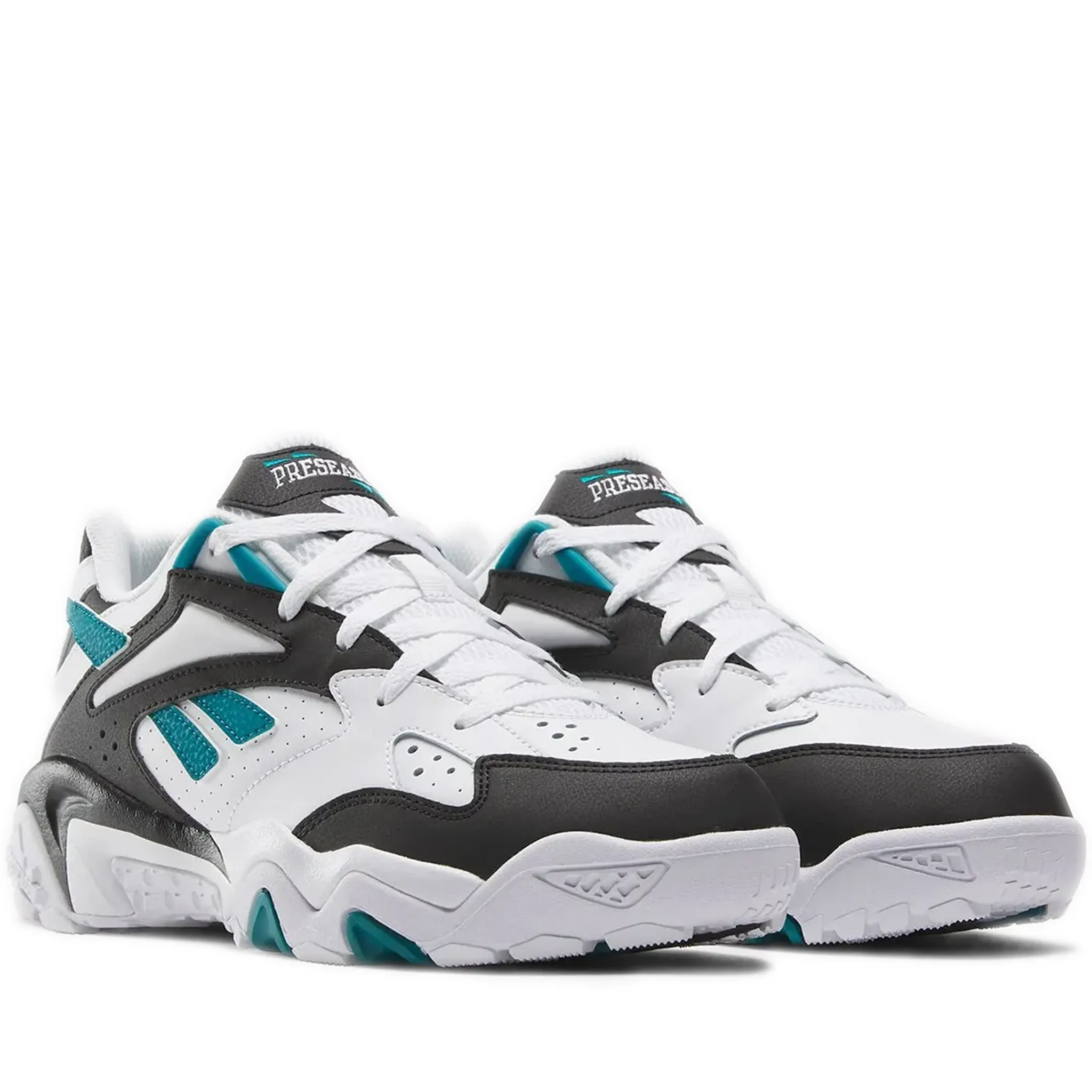 Men's Reebok Preseason 94 Low Dynamic Shoes - Ftwr White / Core Black / Core Black