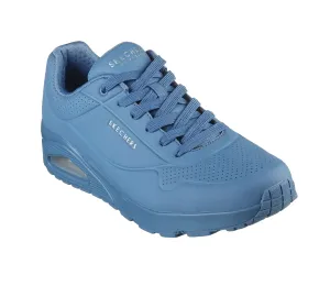 Mens Skechers Uno - Stand On Air Light Denim Sneaker Shoes