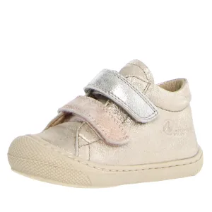 Naturino Corkel Vl Girl's Casual Shoes - Platinum/Cipria/Silver