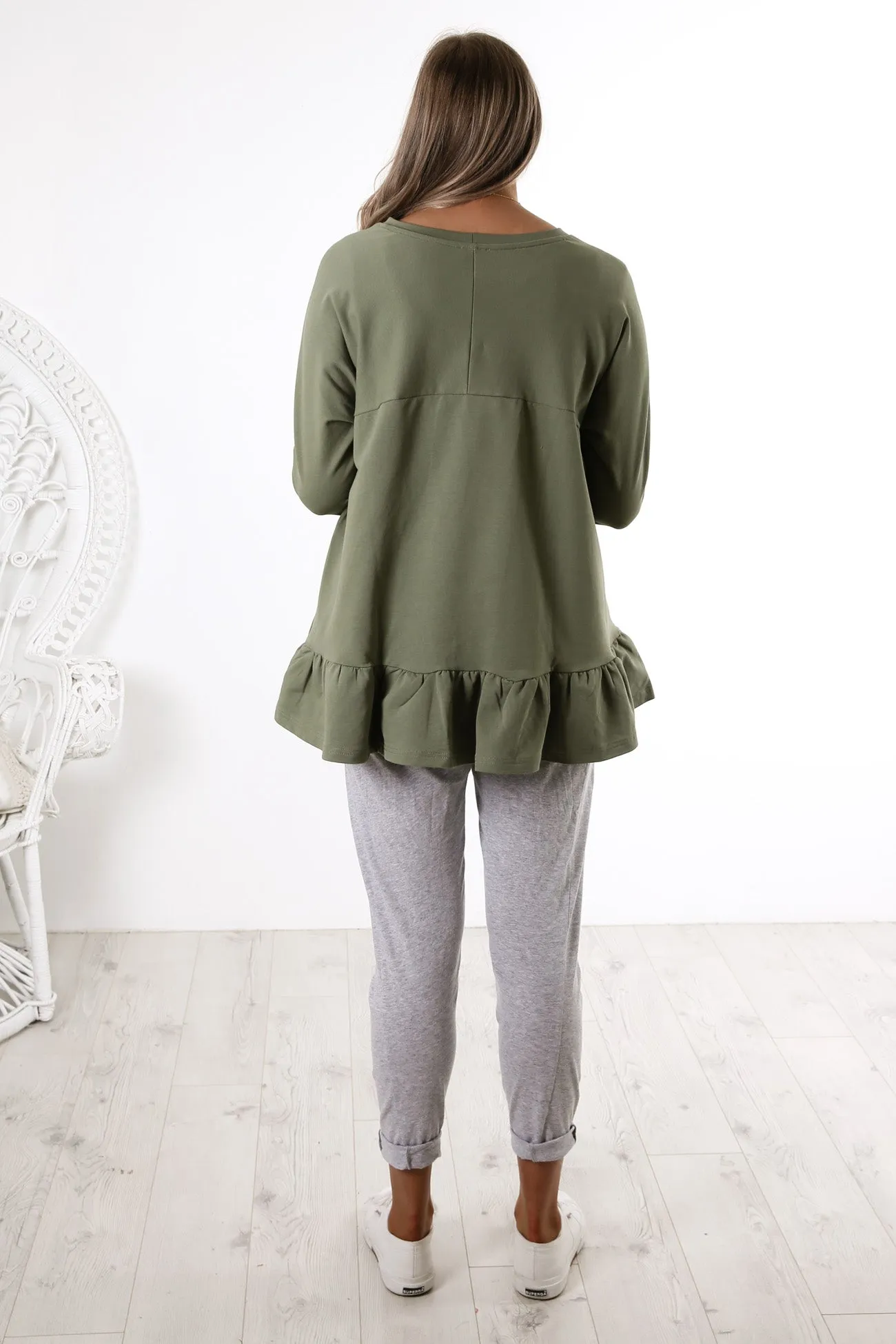 Need You Jumper Khaki