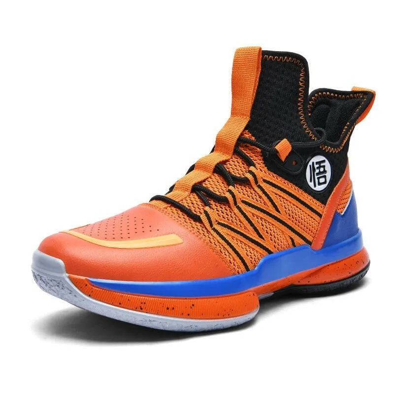 Pleasures and Sins Men's High Top Basketball Shoes with Fly Woven Mesh